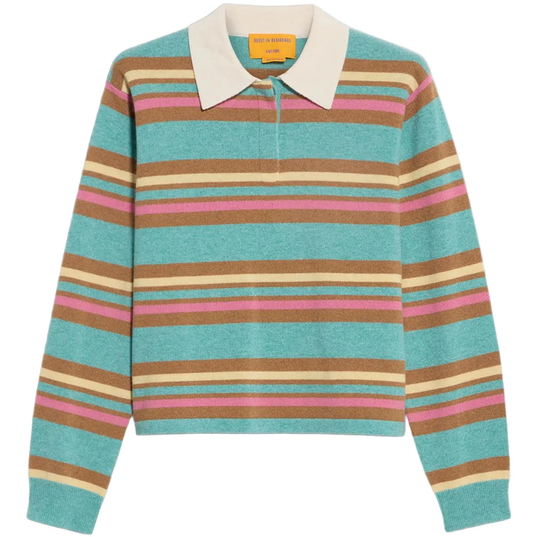 CROPPED STRIPED RUGBY SWEATER