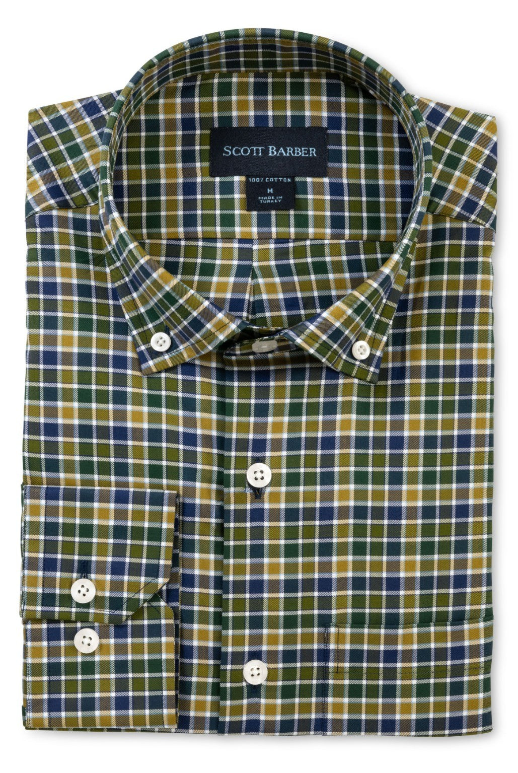 PREP TWILL CHECK SPORT SHIRT-novaman