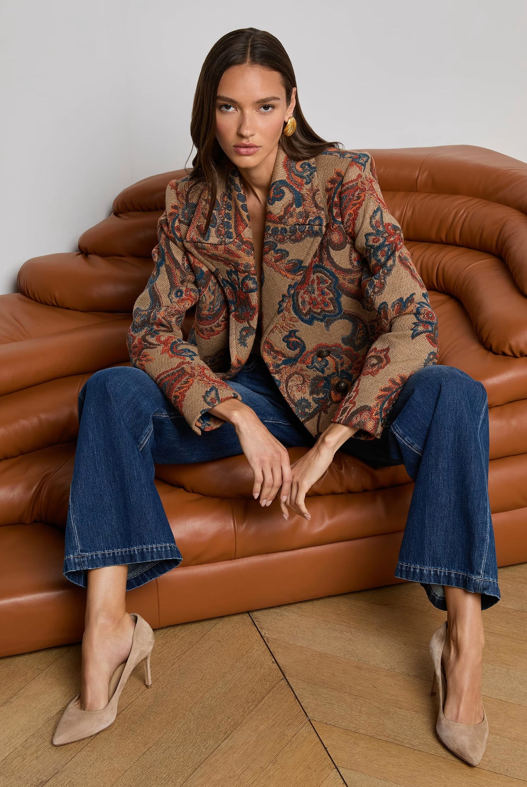 KELSEY CROPPED PEACOAT-Sassanova