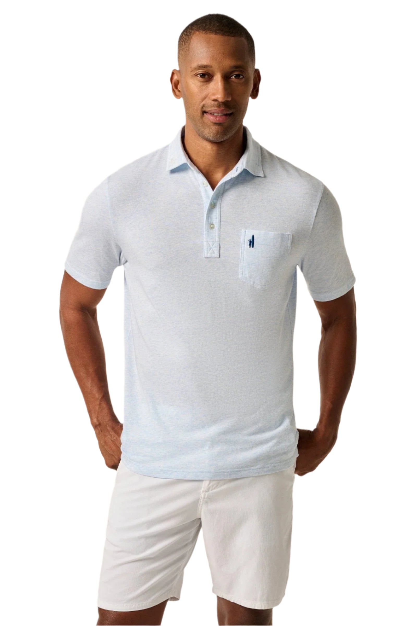 HEATHERED ORIGINAL 2.0 SS POLO-NovaMan