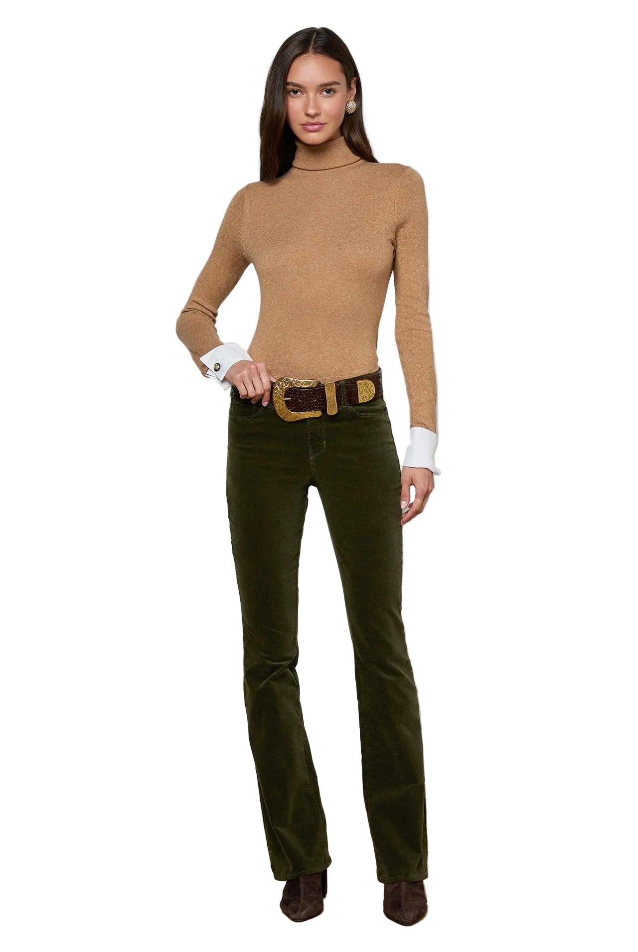 FLORA POPLIN CUFF SWEATER-sassanova