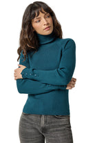 SLIM RIB TURTLENECK (PA3210)-sassanova