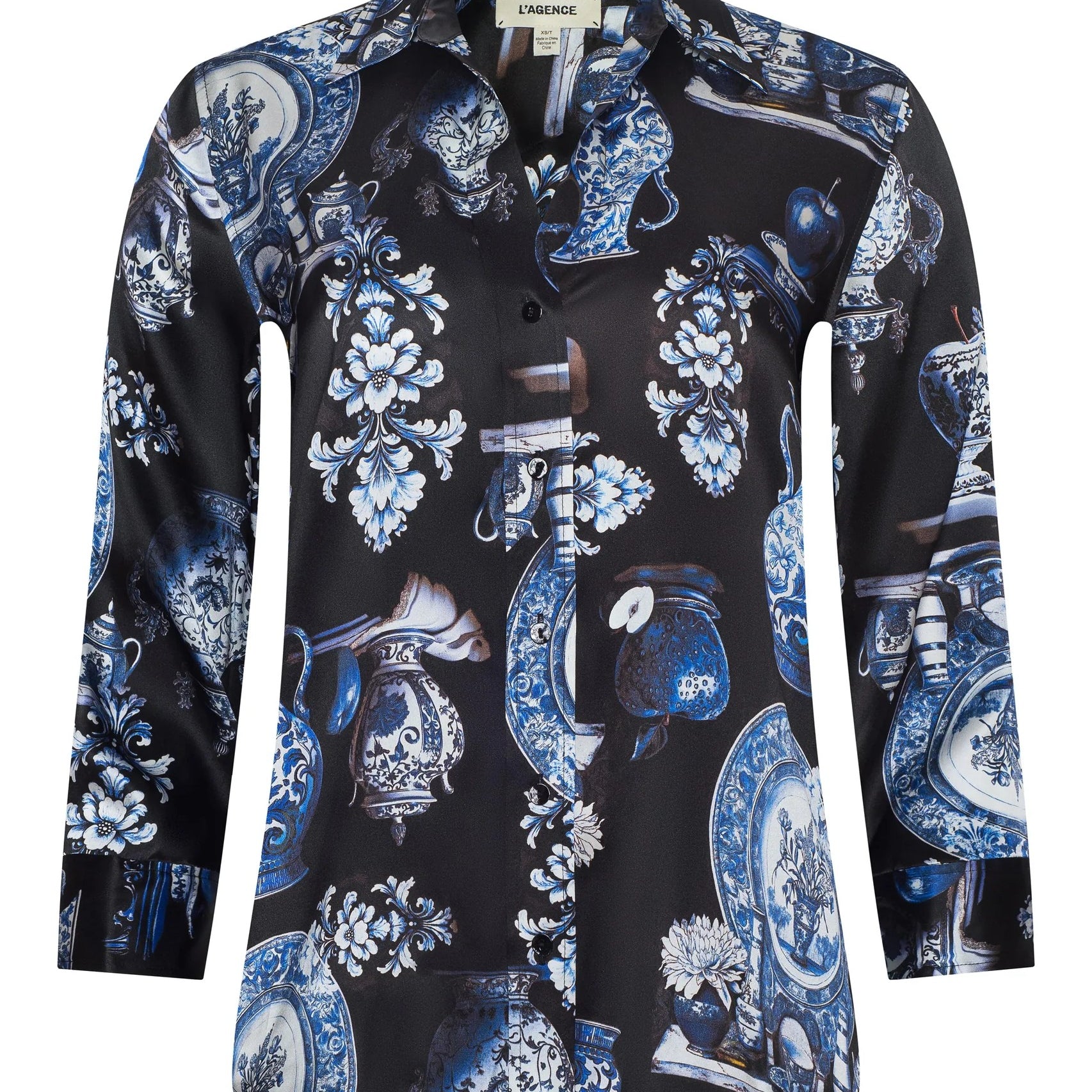 DANI 3/4 SLV BLOUSE (40126PXO) - Sassanova