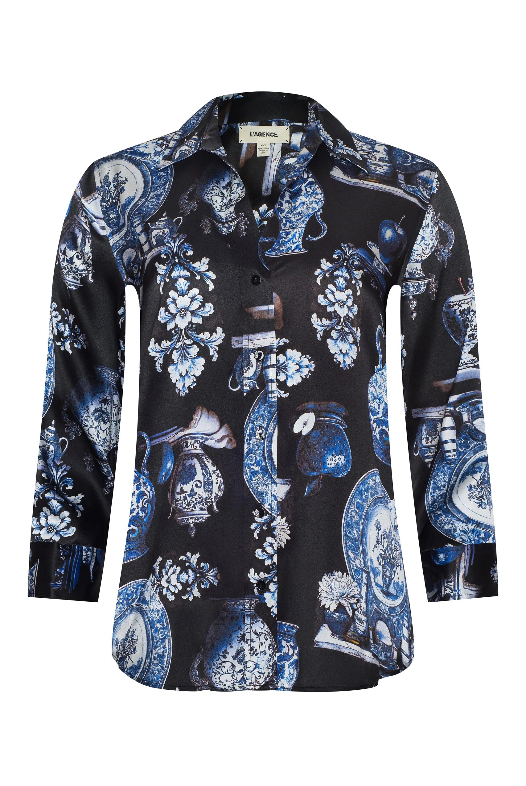 DANI 3/4 SLV BLOUSE (40126PXO) - Sassanova