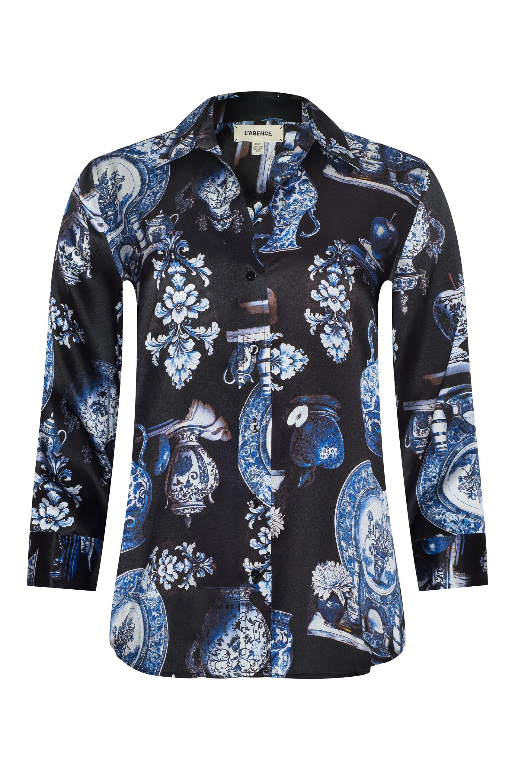 DANI 3/4 SLV BLOUSE (40126PXO) - Sassanova