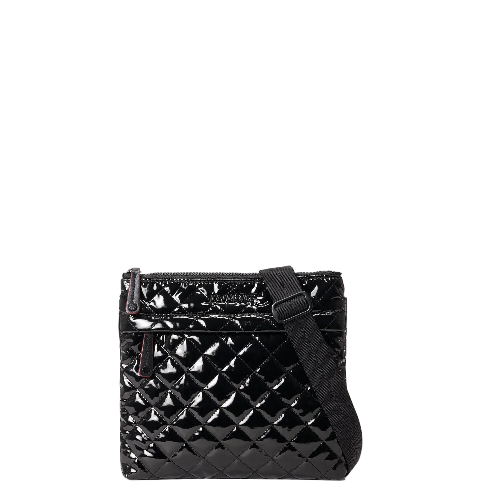 METRO FLAT CROSSBODY LACQUER-Sassanova