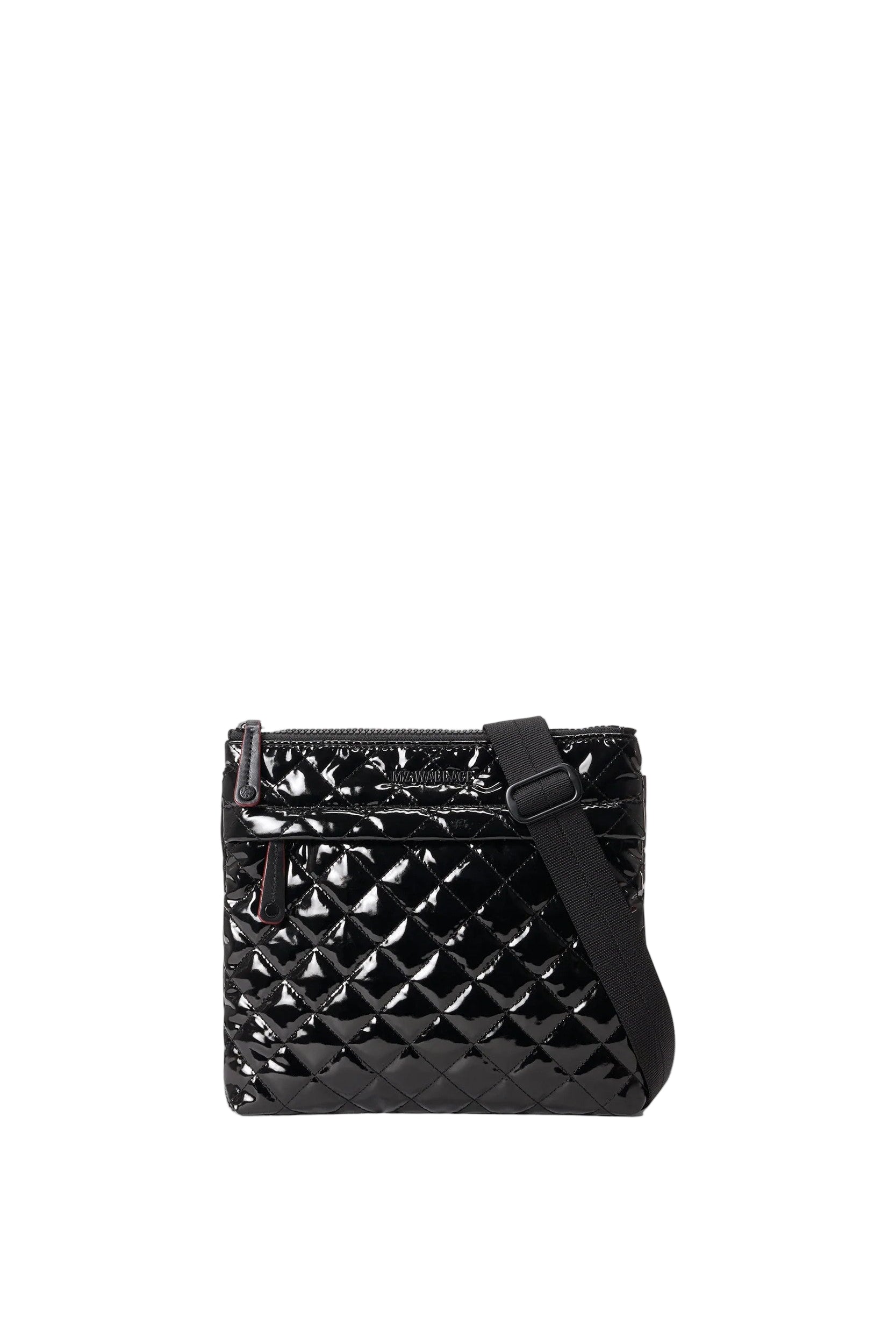 METRO FLAT CROSSBODY LACQUER-Sassanova