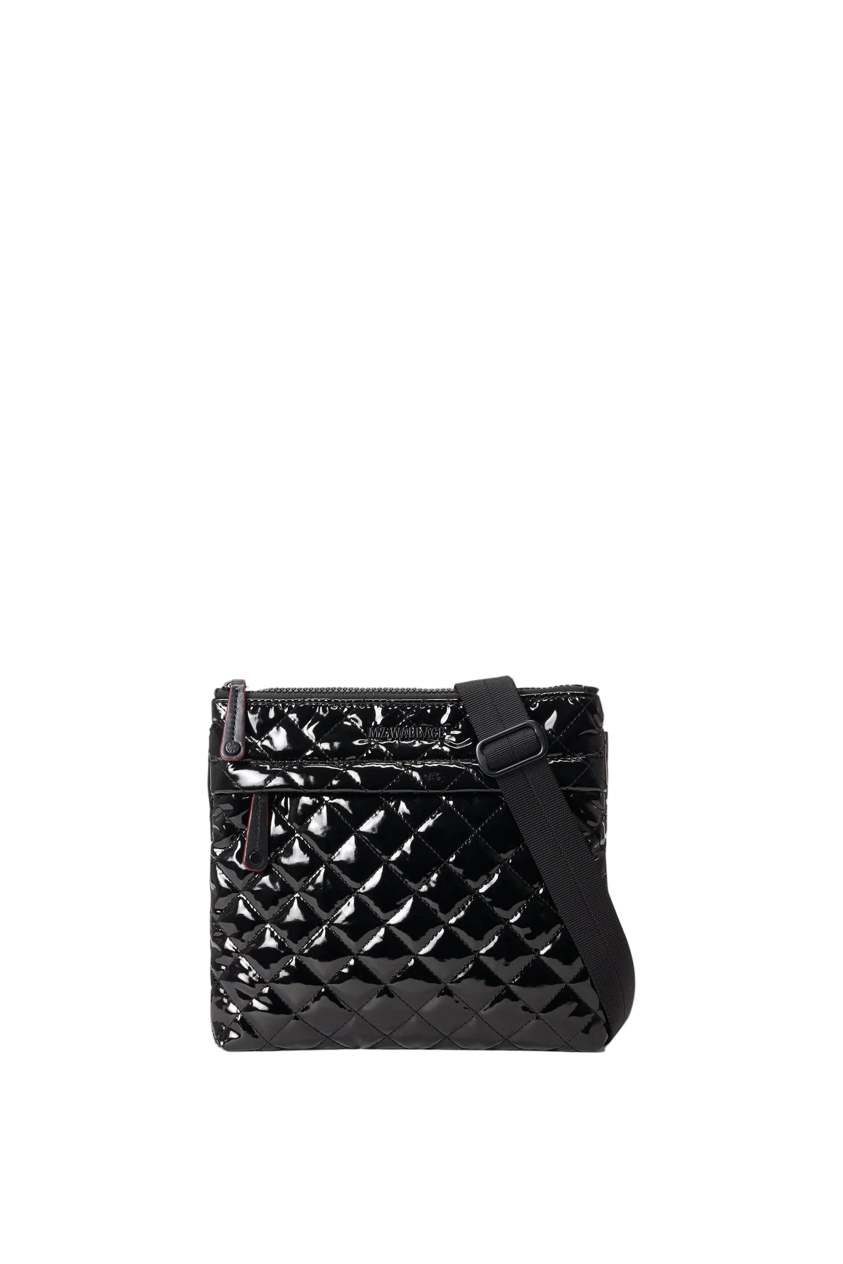 METRO FLAT CROSSBODY LACQUER-Sassanova