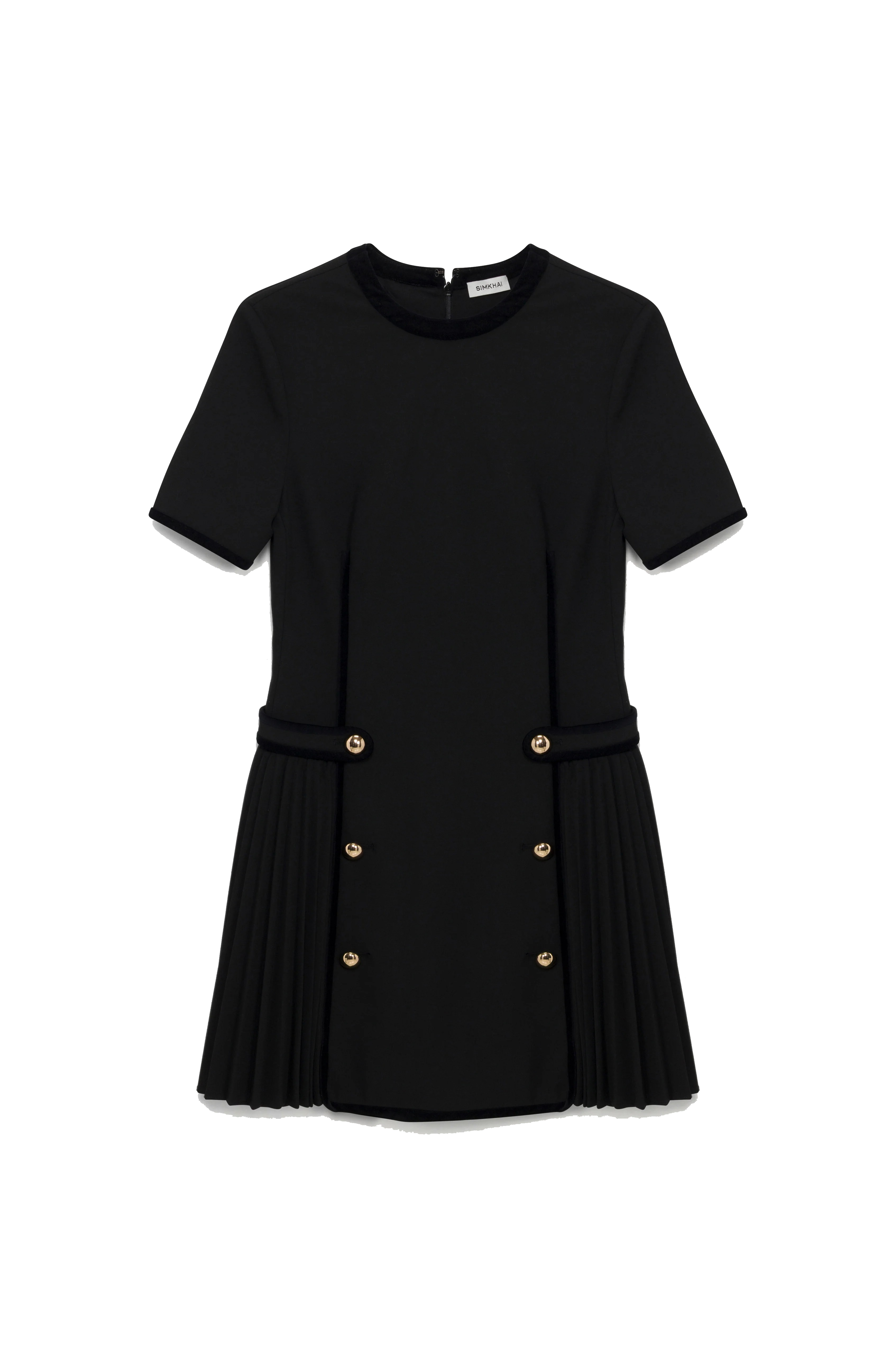 DORIA S/S MINI DRESS - Sassanova