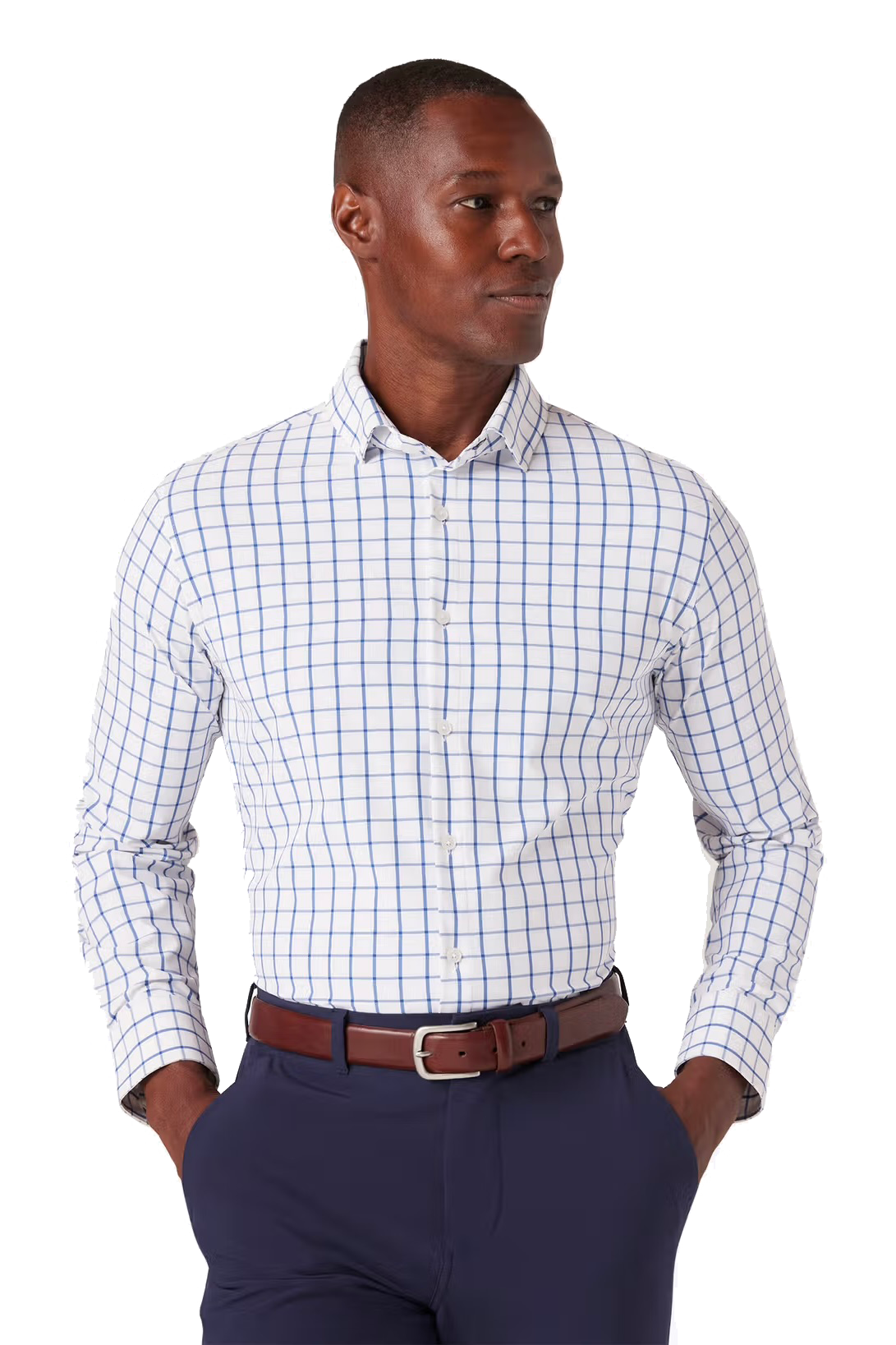 LEEWARD LS DRESS SHIRT (1WS-0914) - Long sleeved sport shirts - Novaman