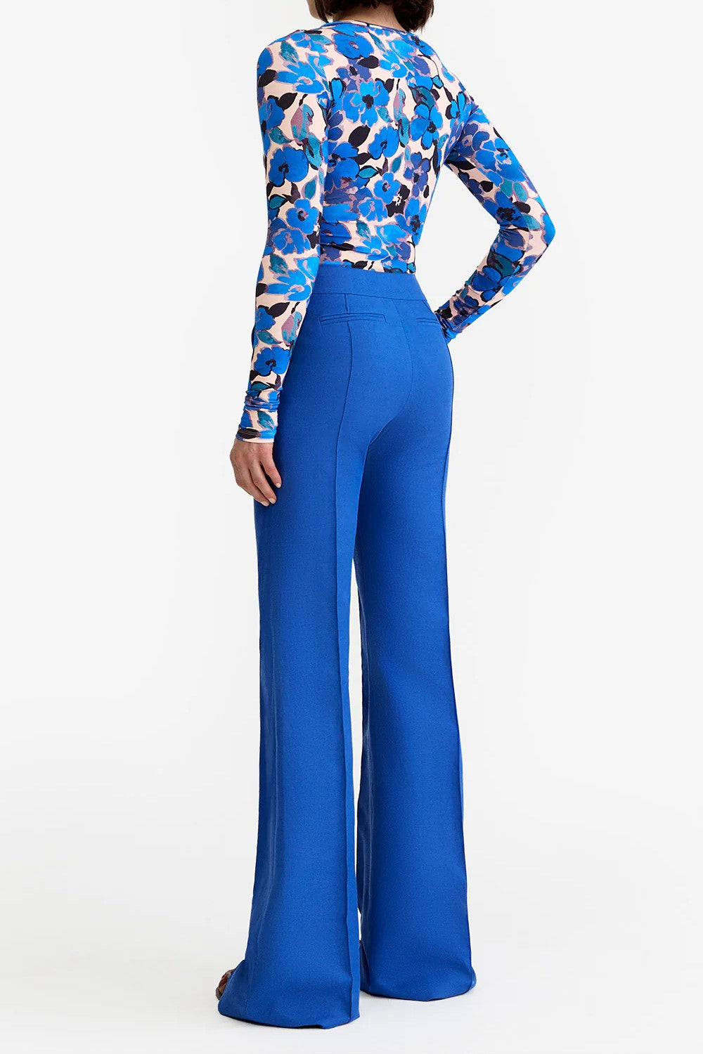 WIDE LEG PINTUCK TROUSER - Pants - Sassanova