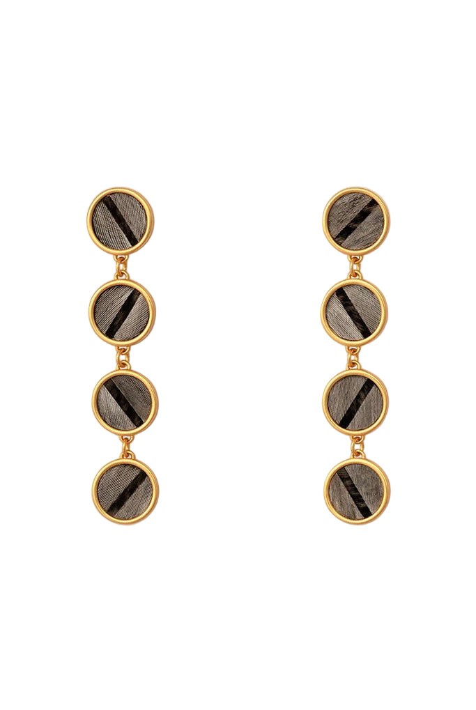 HARPER ROUND BEZEL DROP EARRINGS
sassanova