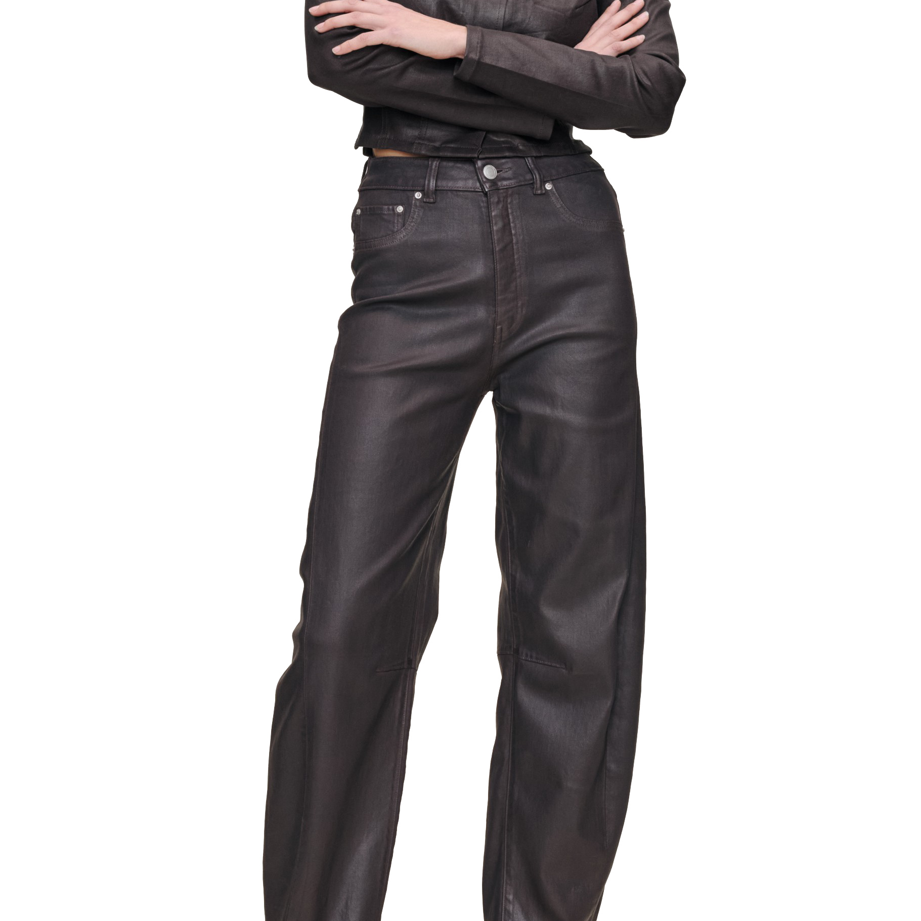 MIRO BARREL HIGH RISE COATED - SASSANOVA