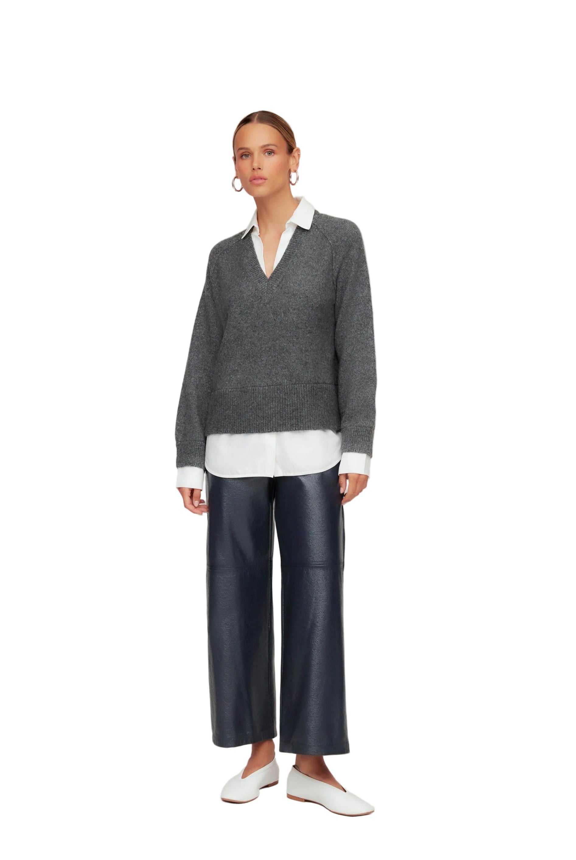 CARRIE MIXED MEDIA SWEATER - Sassanova