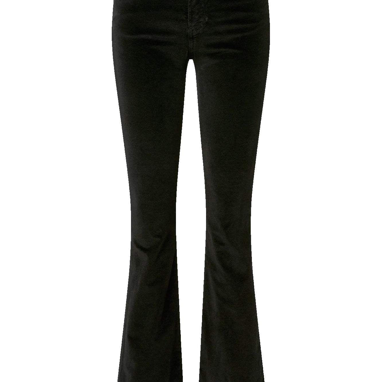BEVERLY VELVET HIGH RISE SKINNY FLARE-sassanova