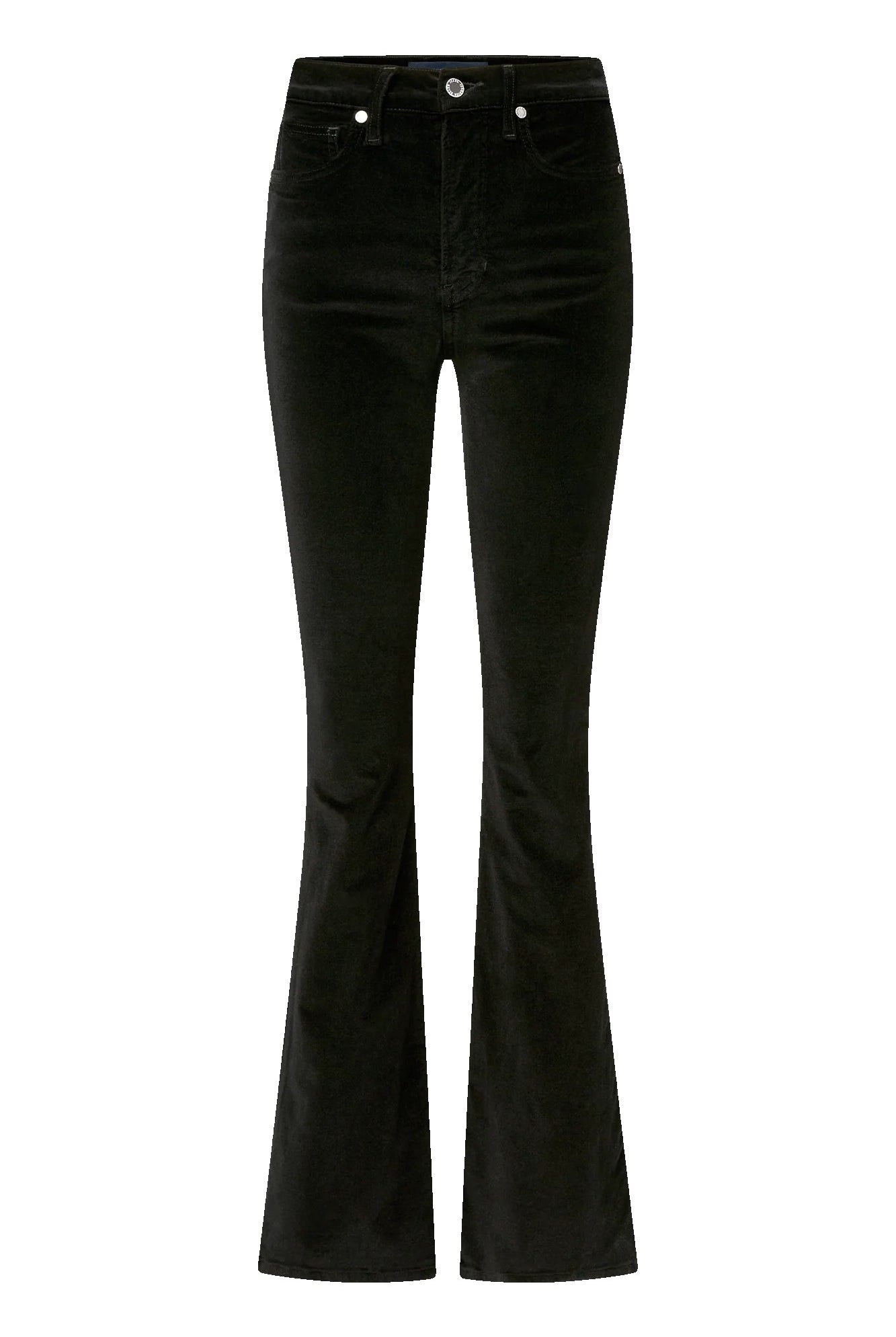 BEVERLY VELVET HIGH RISE SKINNY FLARE-sassanova
