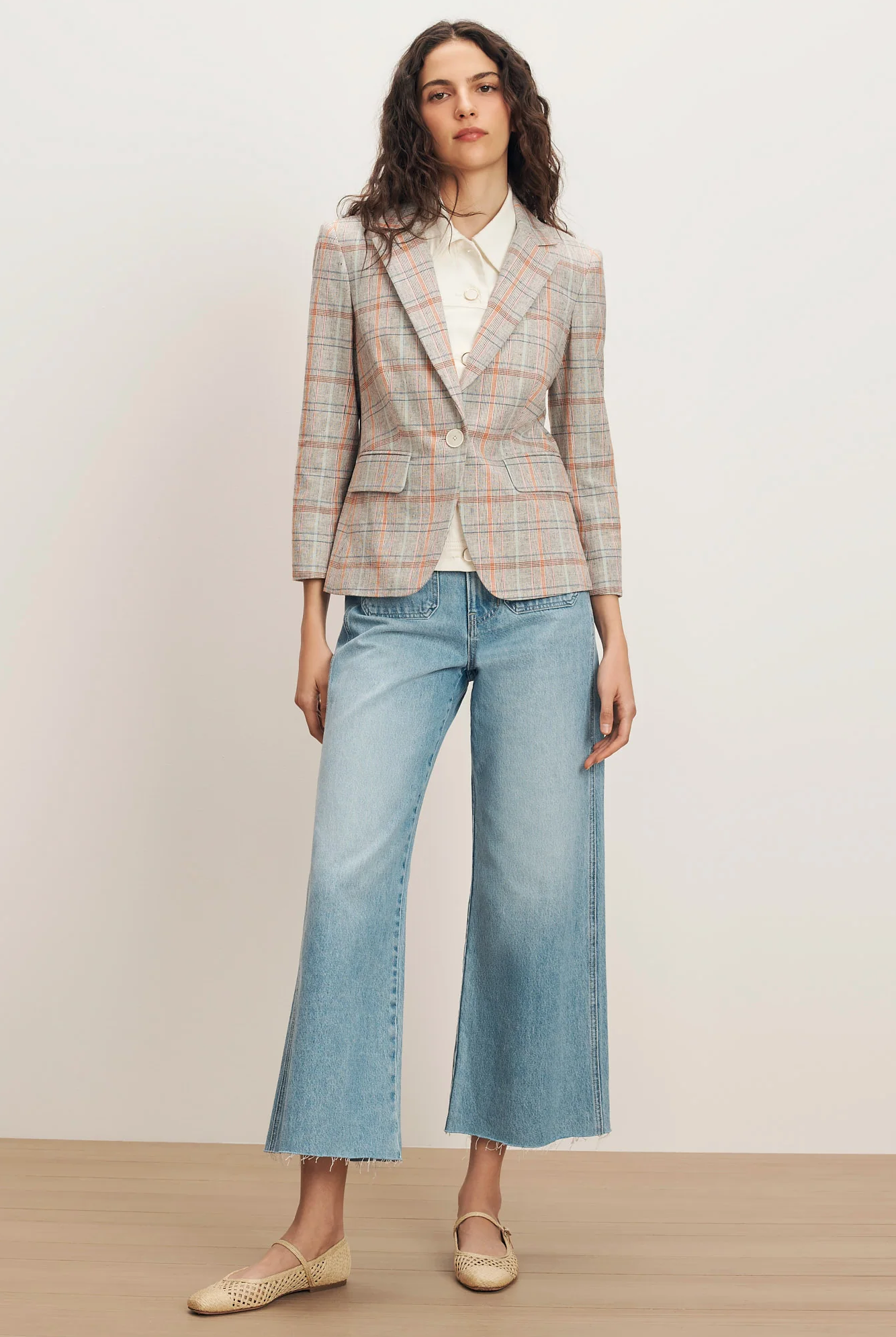 SCHOOLBOY PLAID DICKEY JACKET - Jackets - Sassanova