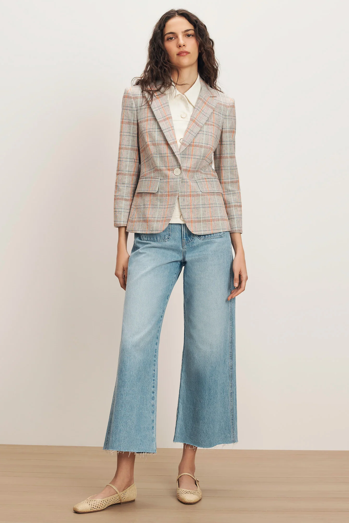 SCHOOLBOY PLAID DICKEY JACKET - Jackets - Sassanova