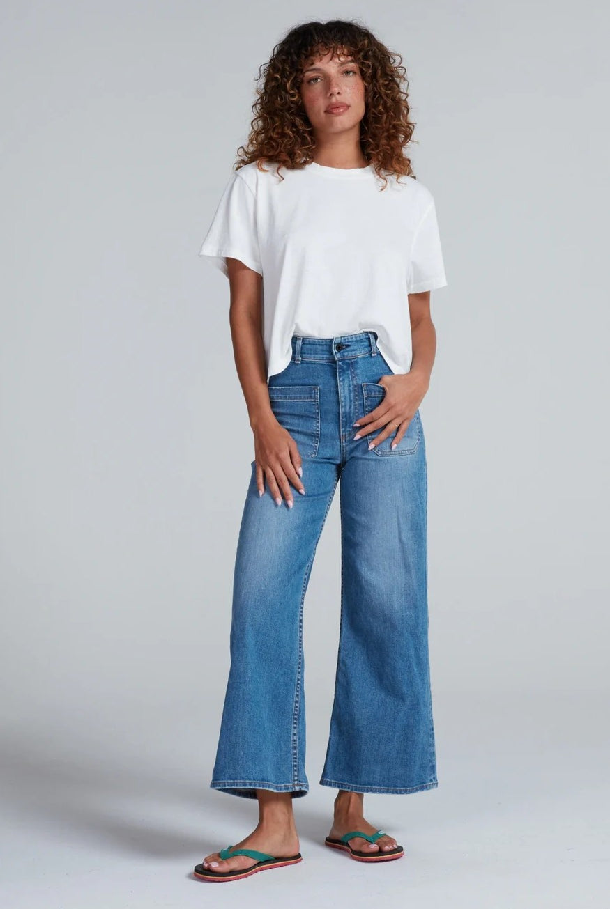 CROPPED SAILOR - Jeans - Sassanova