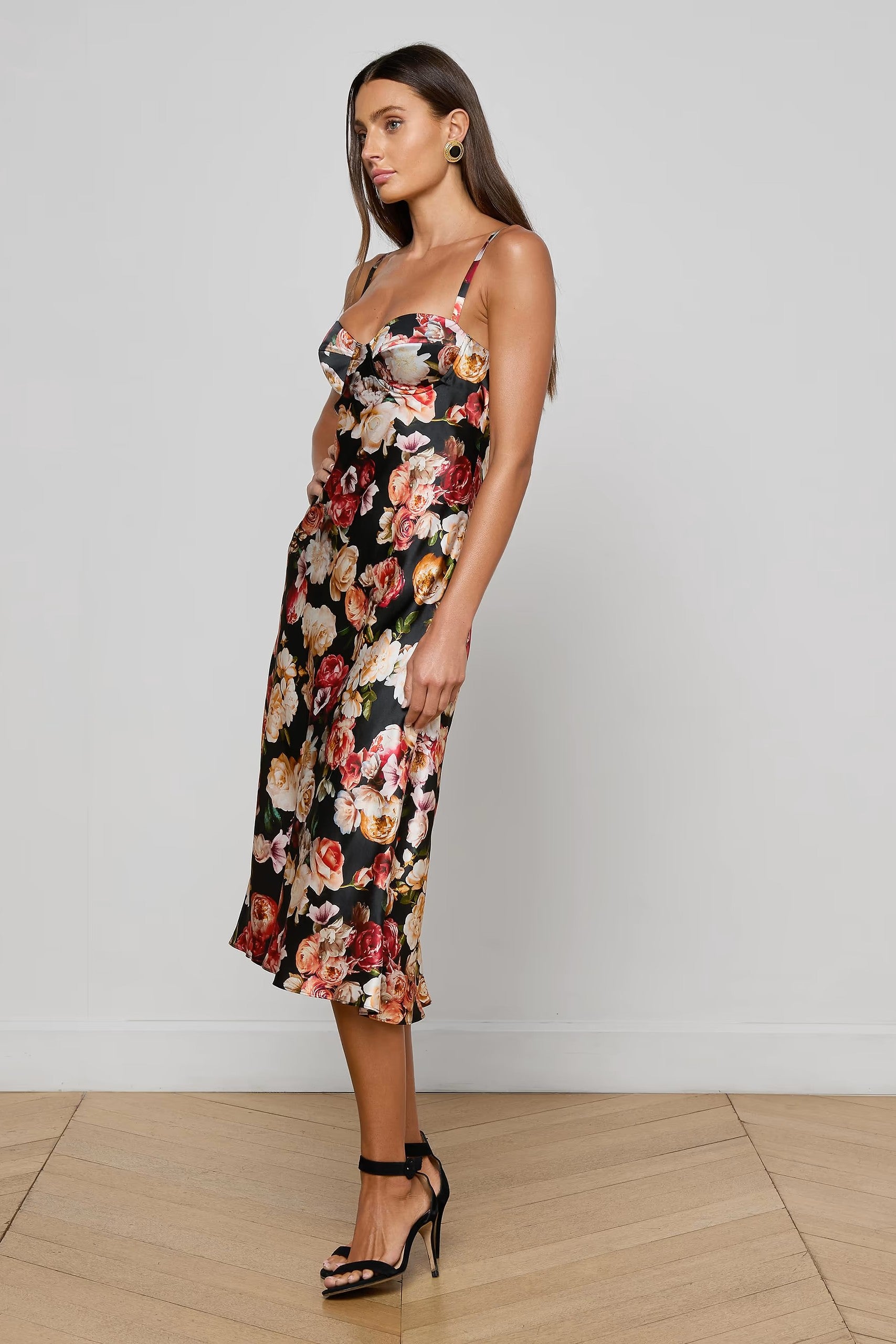 SOLAY BIAS CUT SLIP DRESS-Sassanova