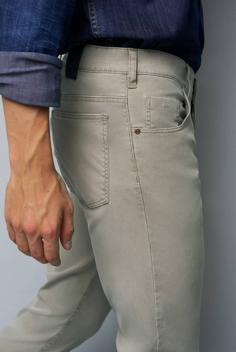 5 POCKET SLIM M5 PANT - Pants - Novaman