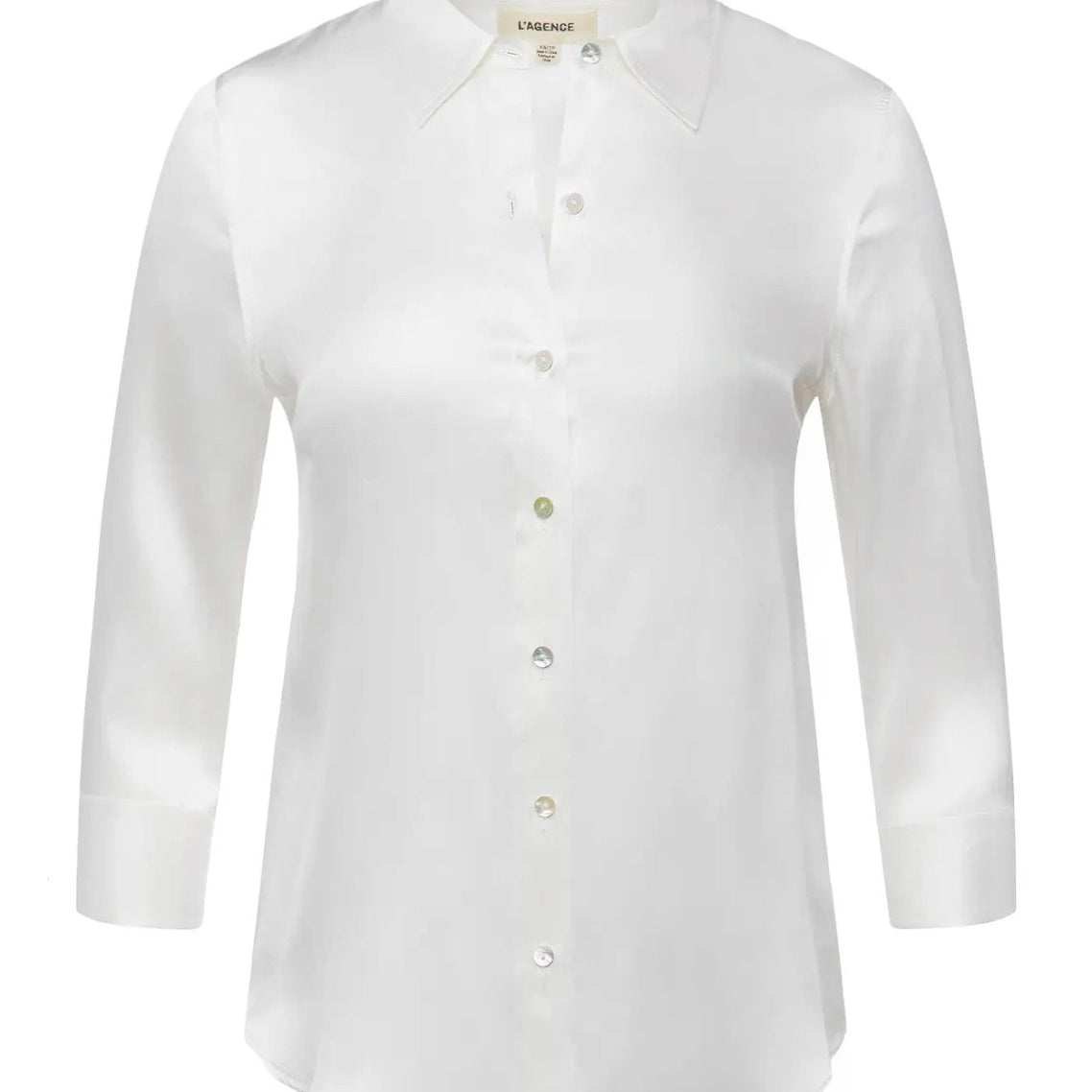 DANI 3/4 SLEEVE SOLID BLOUSE - Blouses - Sassanova