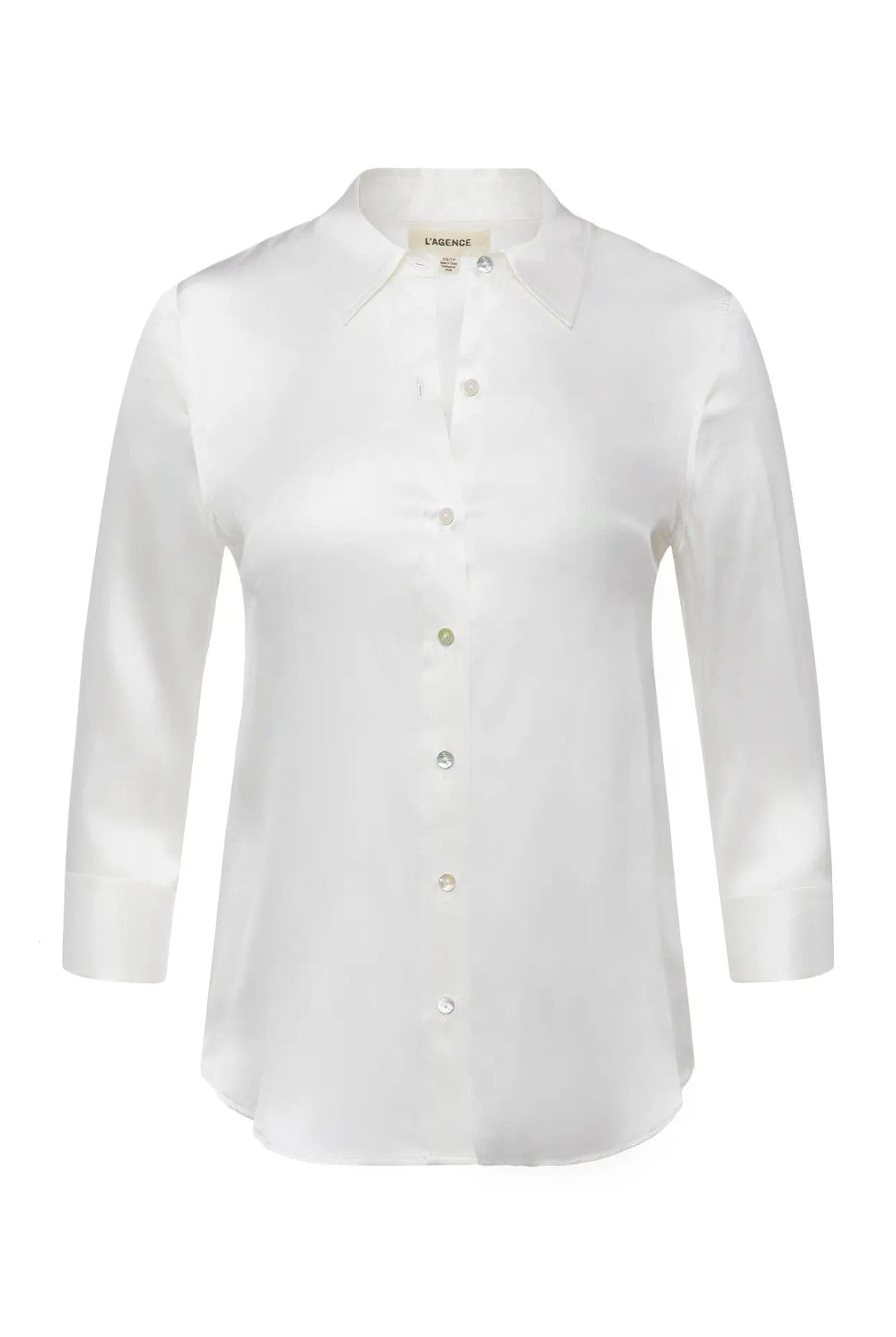 DANI 3/4 SLEEVE SOLID BLOUSE - Blouses - Sassanova