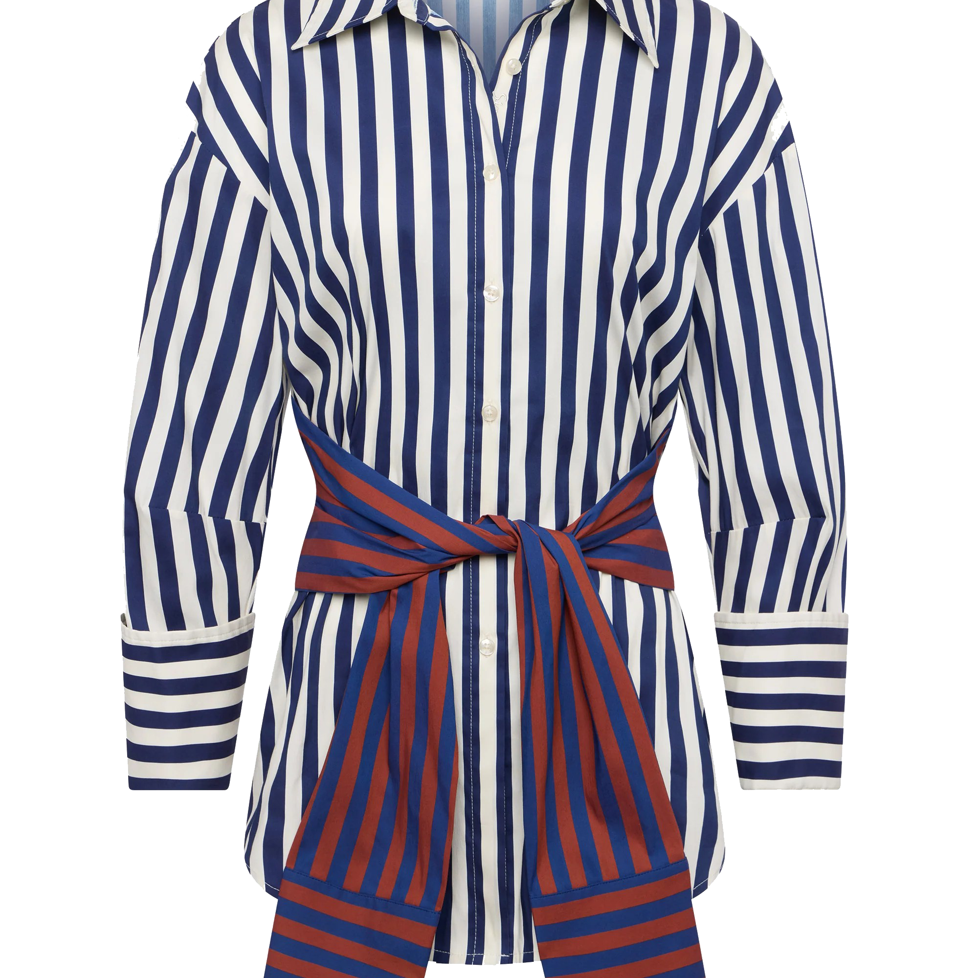 INNA POPLIN TOP - BLOUSES - SASSANOVA