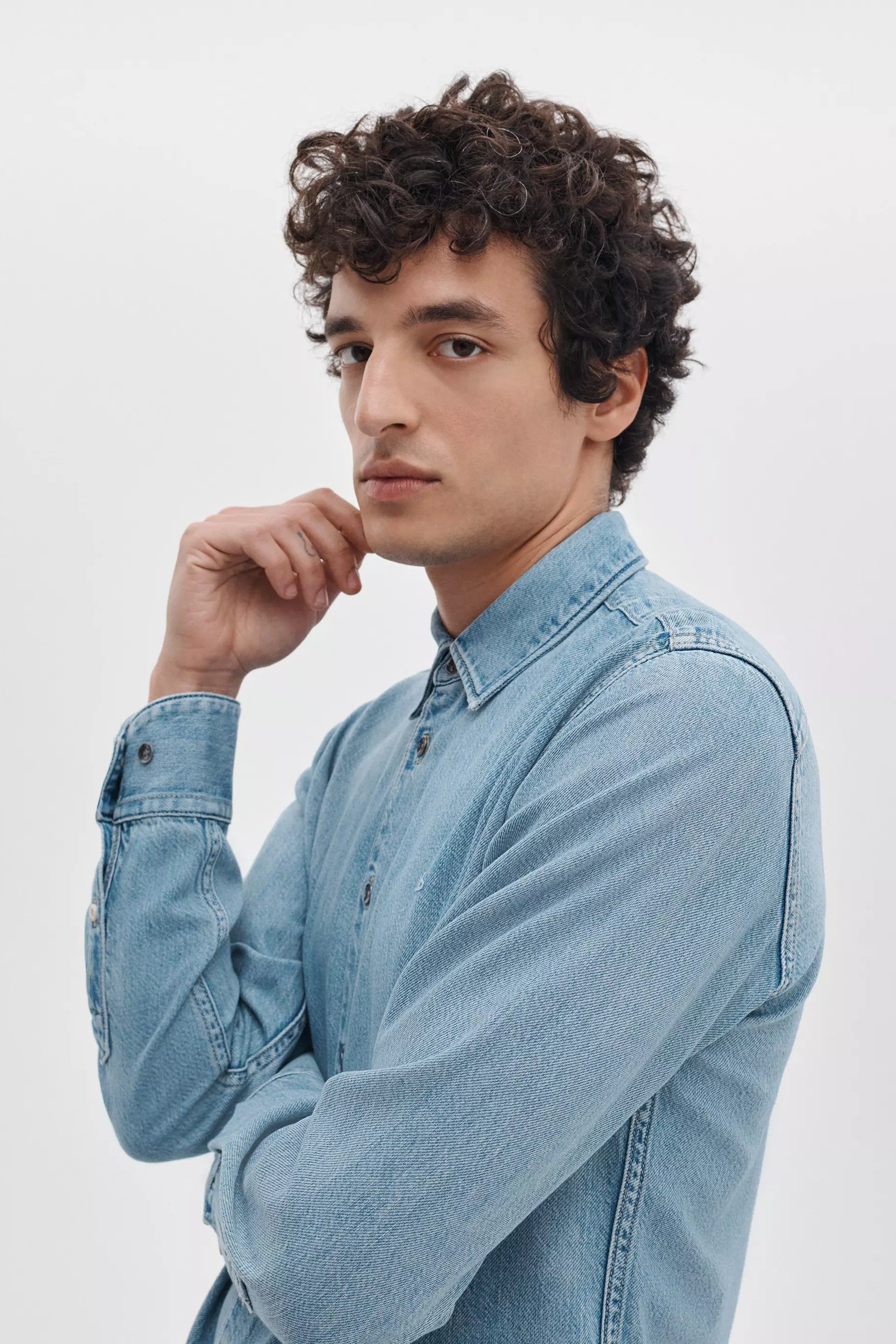 DENIM TOMLIN SPORT SHIRT - Long Sleeved Shirts - Novaman