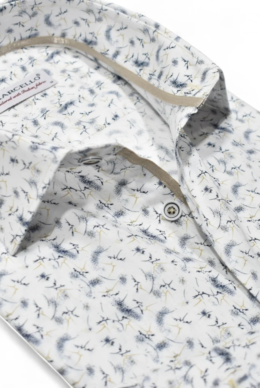 ABSTRACT DRESS SHIRT - Long Sleeved Shirts - Novaman