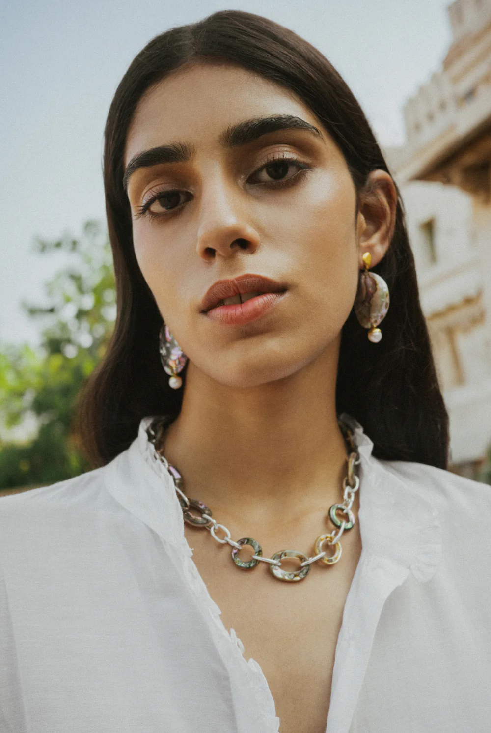 ABALONE & CAPPED PEARL EARRINGS (EG-5790)
sassanova