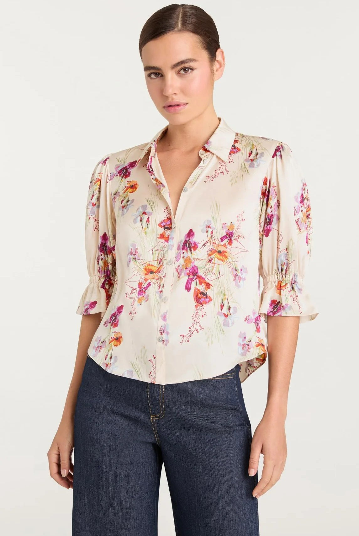 IRIS BOUQUET FIONA TOP - Blouses - Sassanova