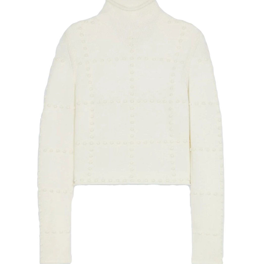 POPCORN TOP IN CASHMERE BLEND - Sassanova