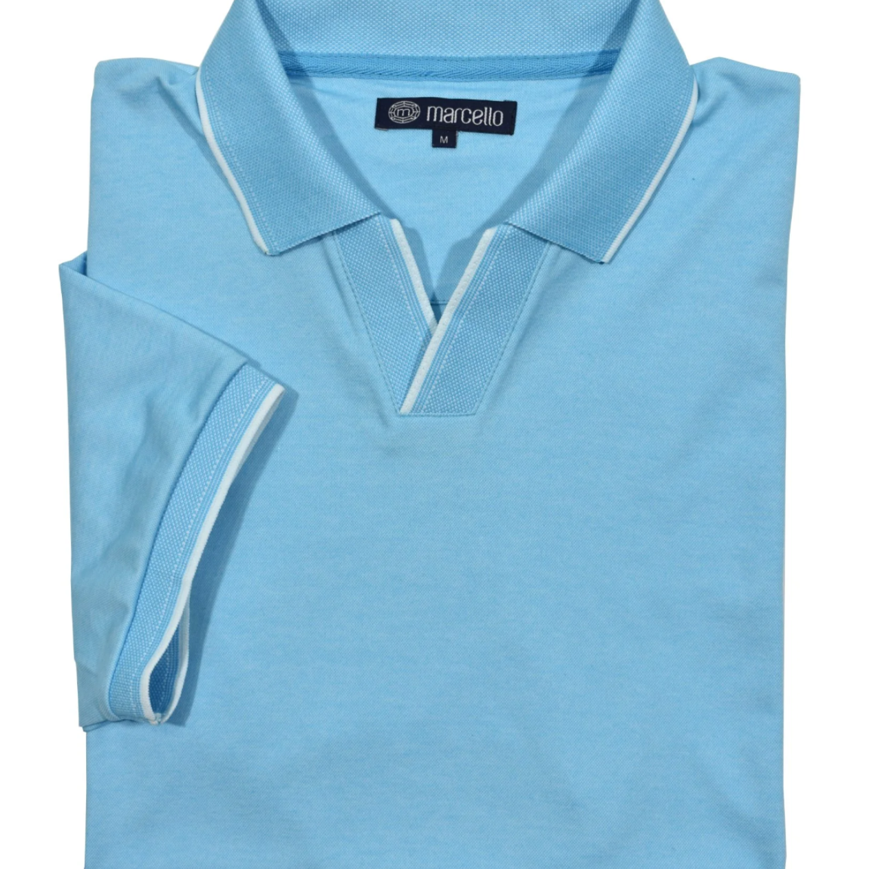 SOLID JOHNNY COLLAR POLO - Polos - Novaman