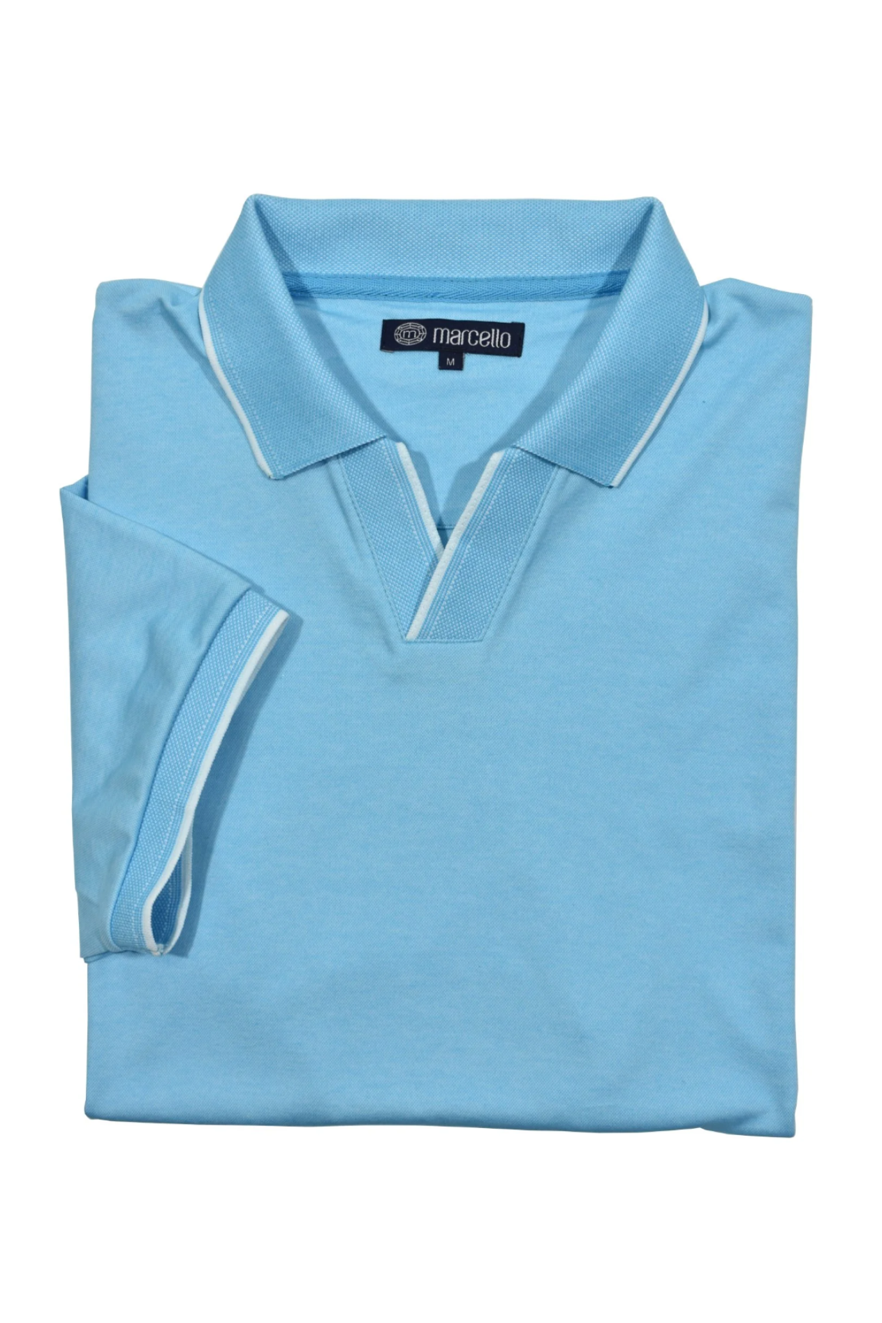 SOLID JOHNNY COLLAR POLO - Polos - Novaman
