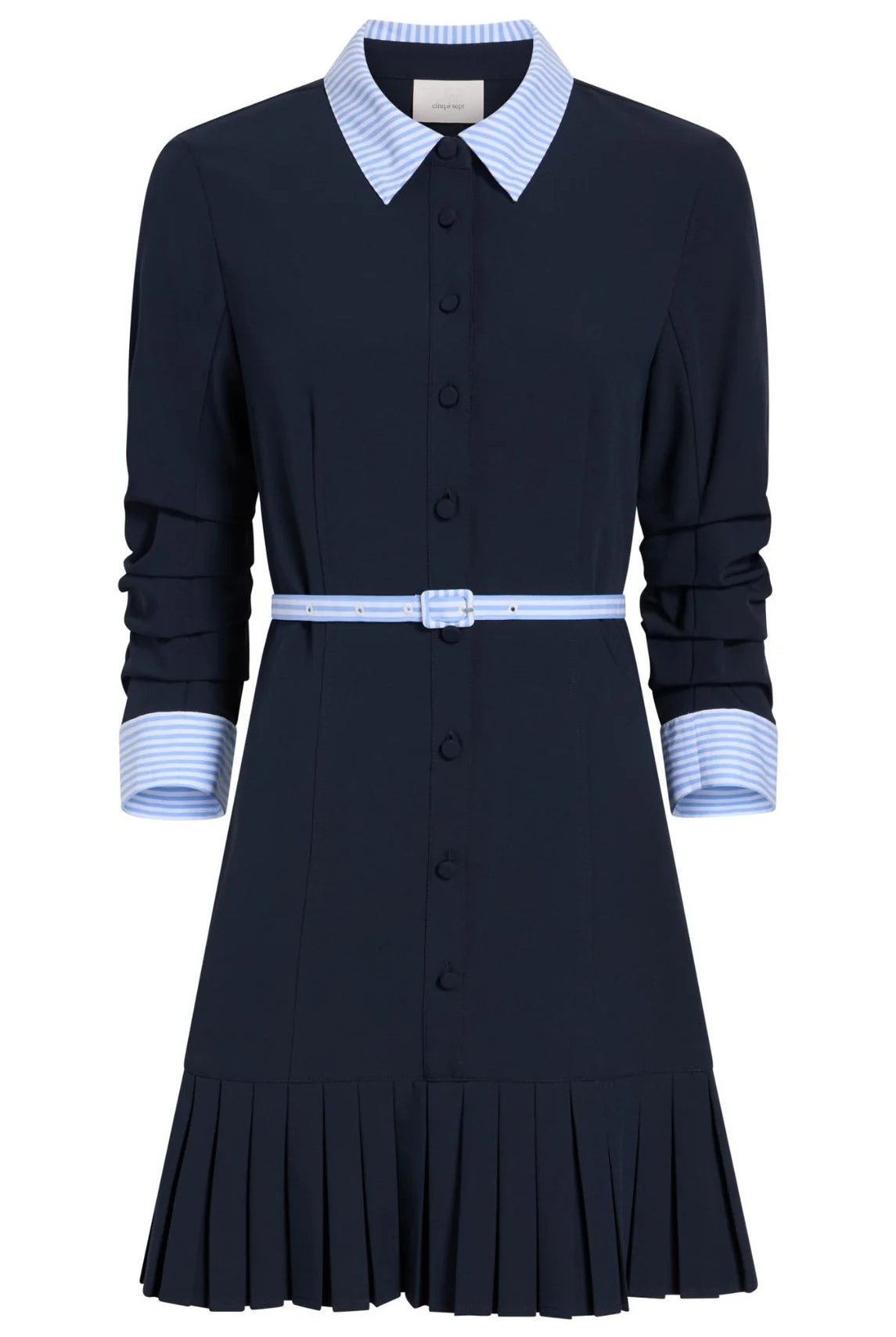 STRIPE SHIRTING LUCILLA DRESS - Dresses - Sassanova