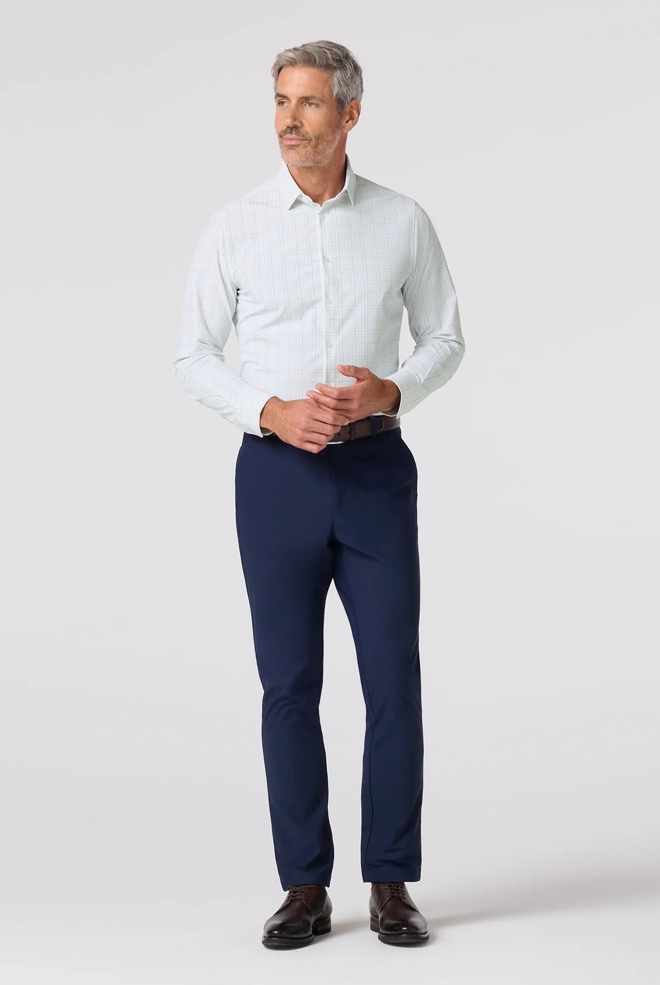 LEEWARD LS DRESS SHIRT - Long sleeved Sport Shirts - Novaman