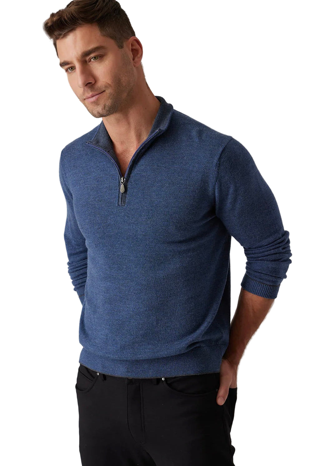 CLASSIC ZIP MOCK IND - Sweaters
novaman