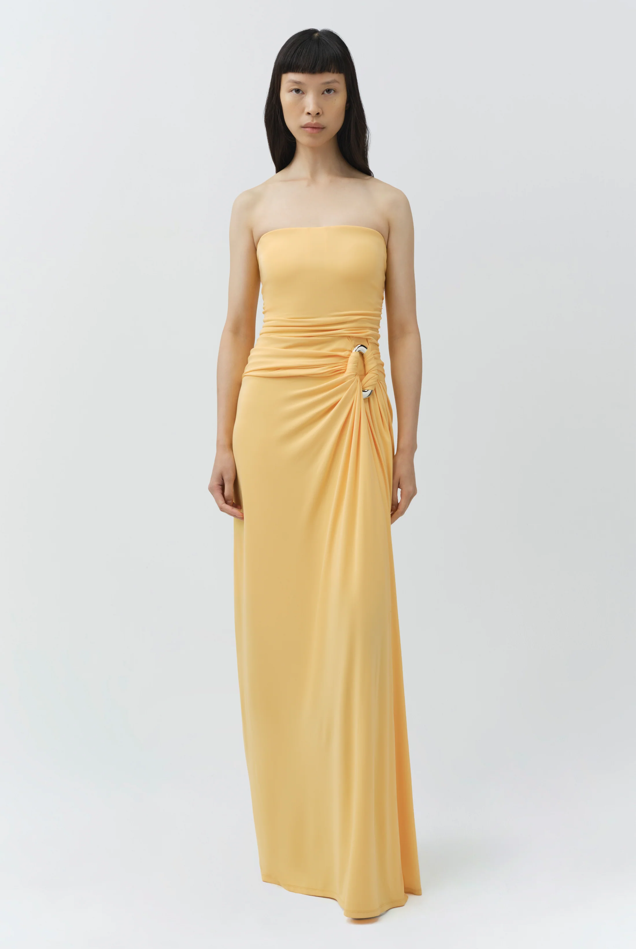 EMMA STRAPLESS BUSTIER GOWN - Dresses - Sassanova
