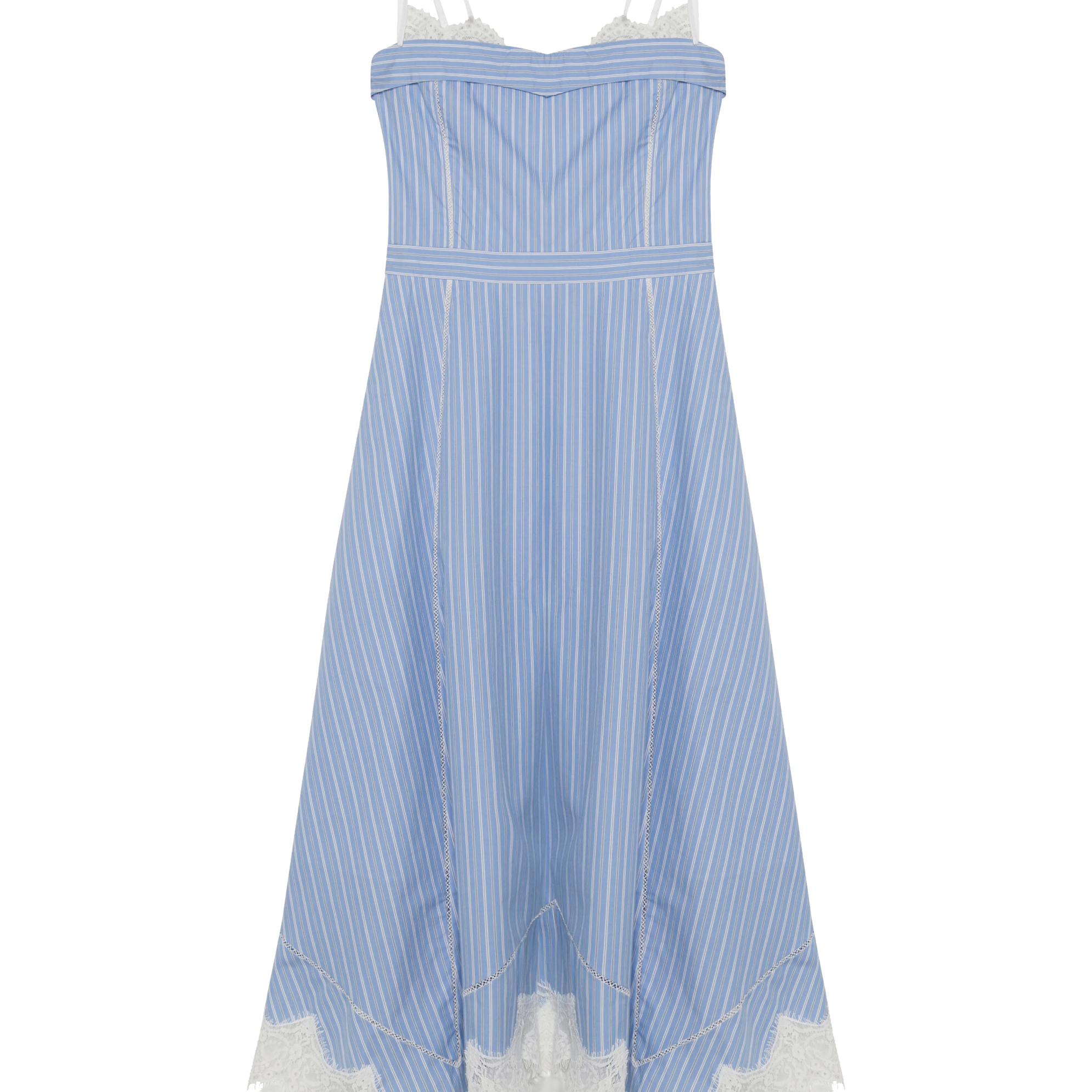 AVALEIGH COTTON LACE MIDI DRESS - Dresses - Sassanova