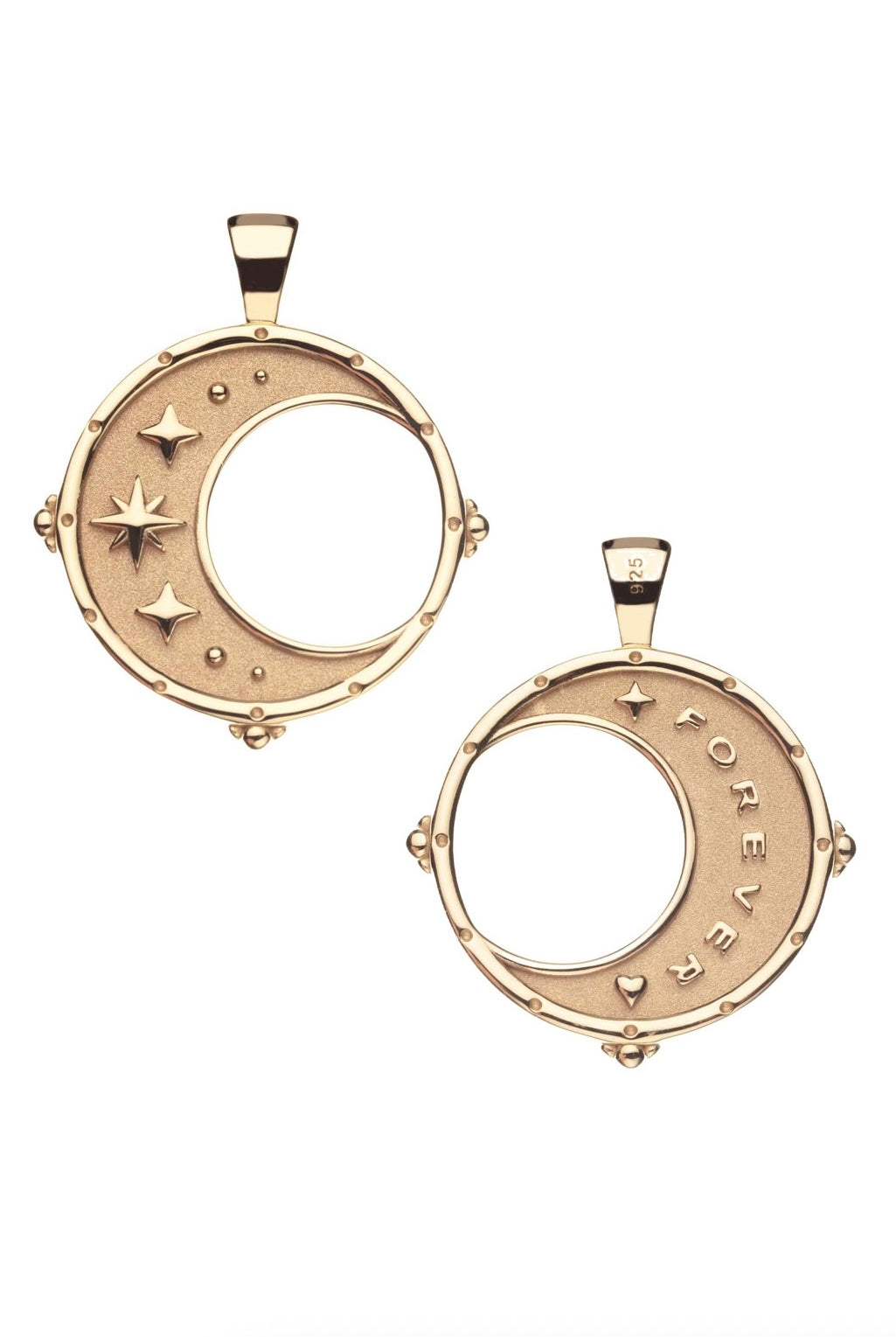 FOREVER MOON & BACK PENDANT- DRAWN LINK CHAIN
sassanova