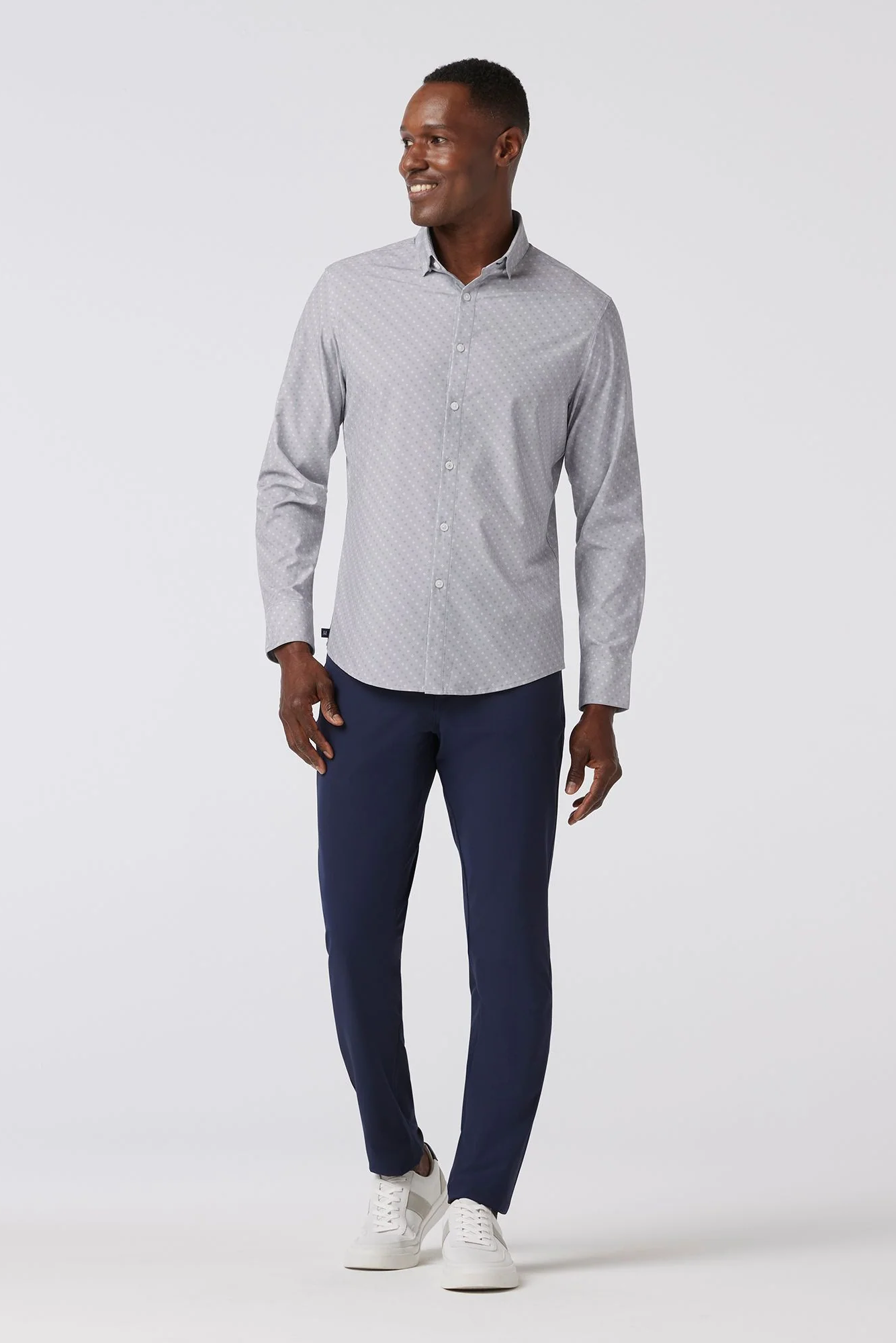 LEEWARD LONG SLEEVE NO TUCK DRESS SHIRT - Long Sleeve Shirts - Novaman