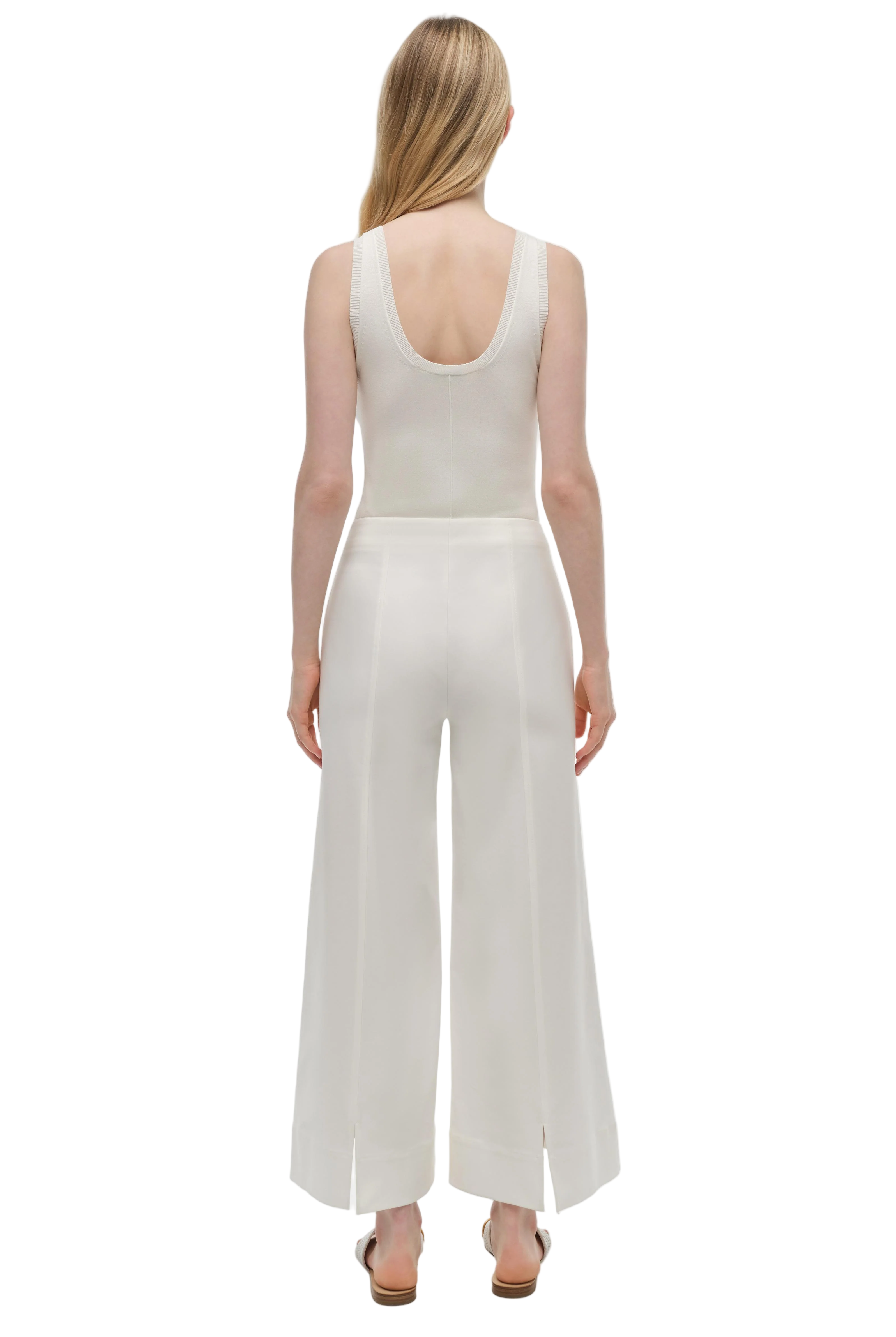 KALLIN CROPPED WIDE LEG PANT - Pants - SASSANOVA