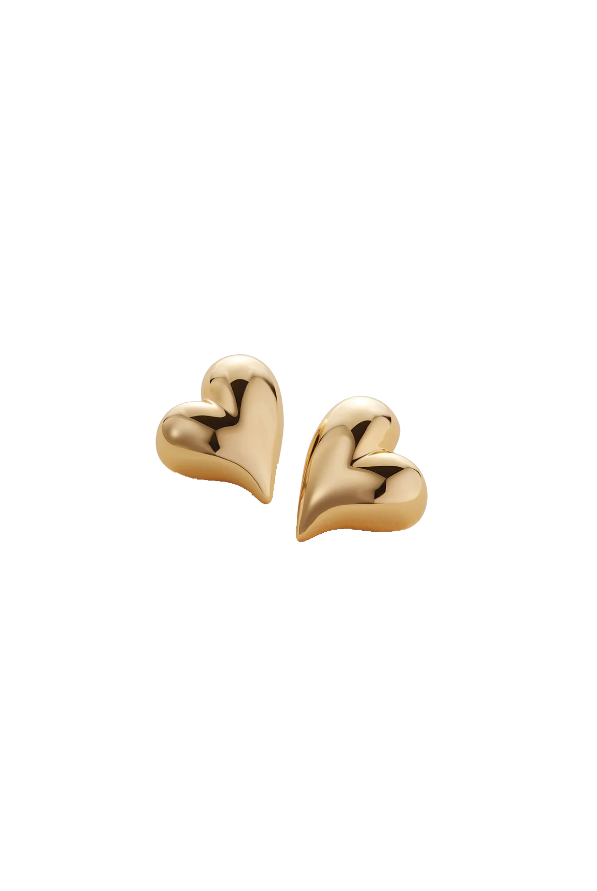 ART HEART SYMMETRICAL BUTTON EARRINGS - Earrings - Sassanova