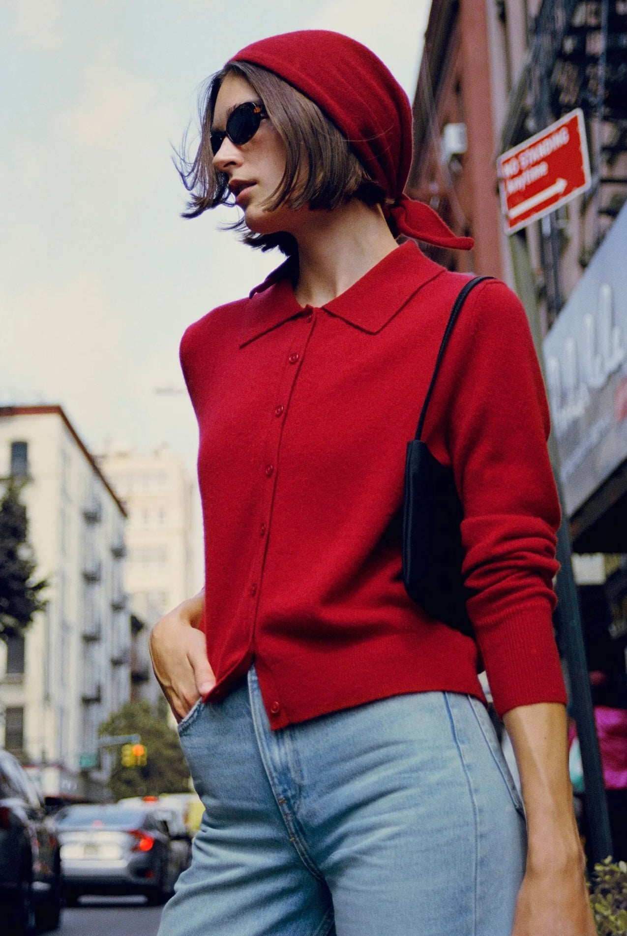 CASHMERE COLLARED CARDIGAN
sassanova