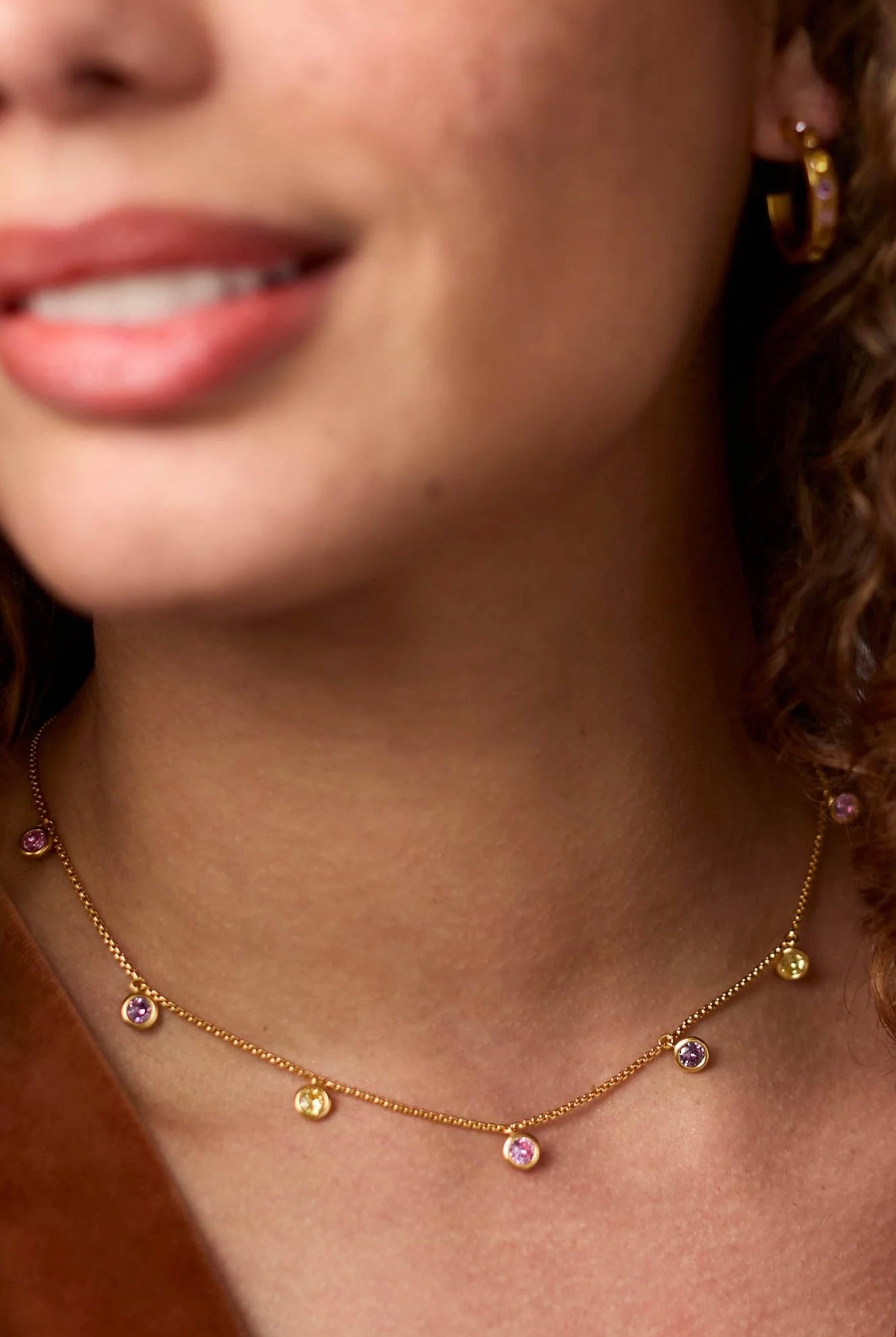 RAINBOW DELICATE CHARM NECKLACE
sassanova