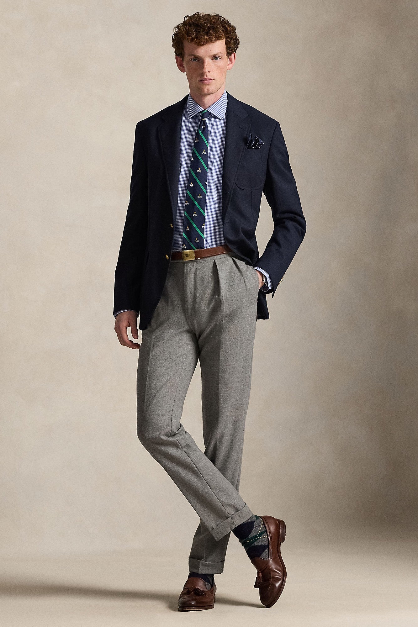 LONG SLEEVE CAMBRIDGE SPORT SHIRT - Long Sleeved Shirts - Novaman