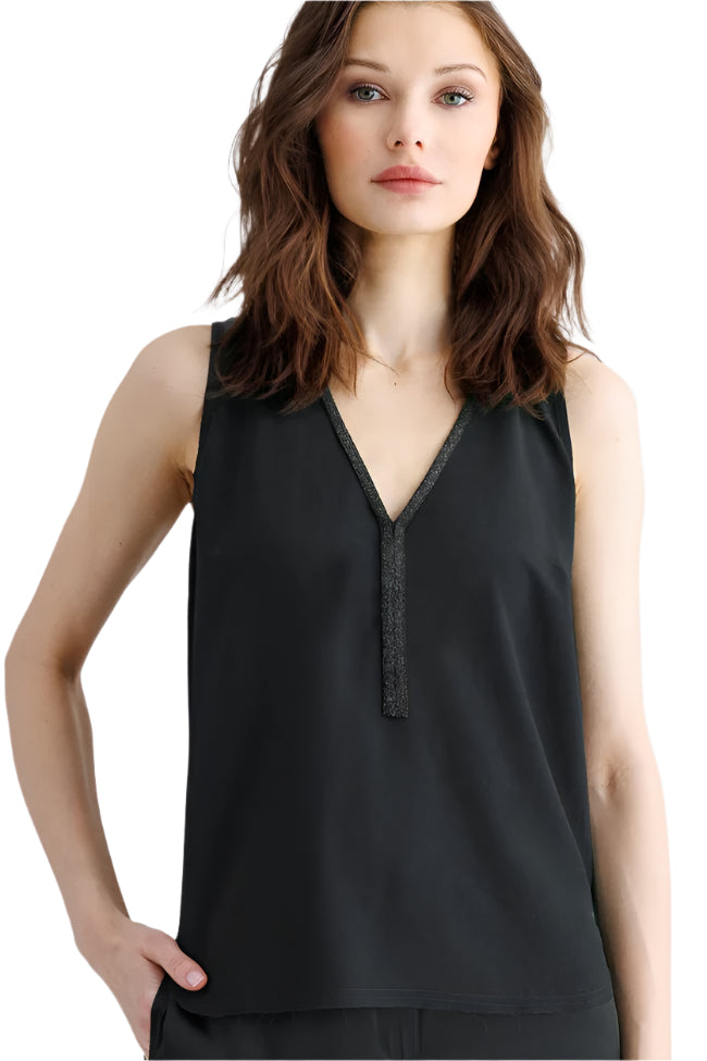 GO OFF THE CHAIN SHELL - Blouses - Sassanova