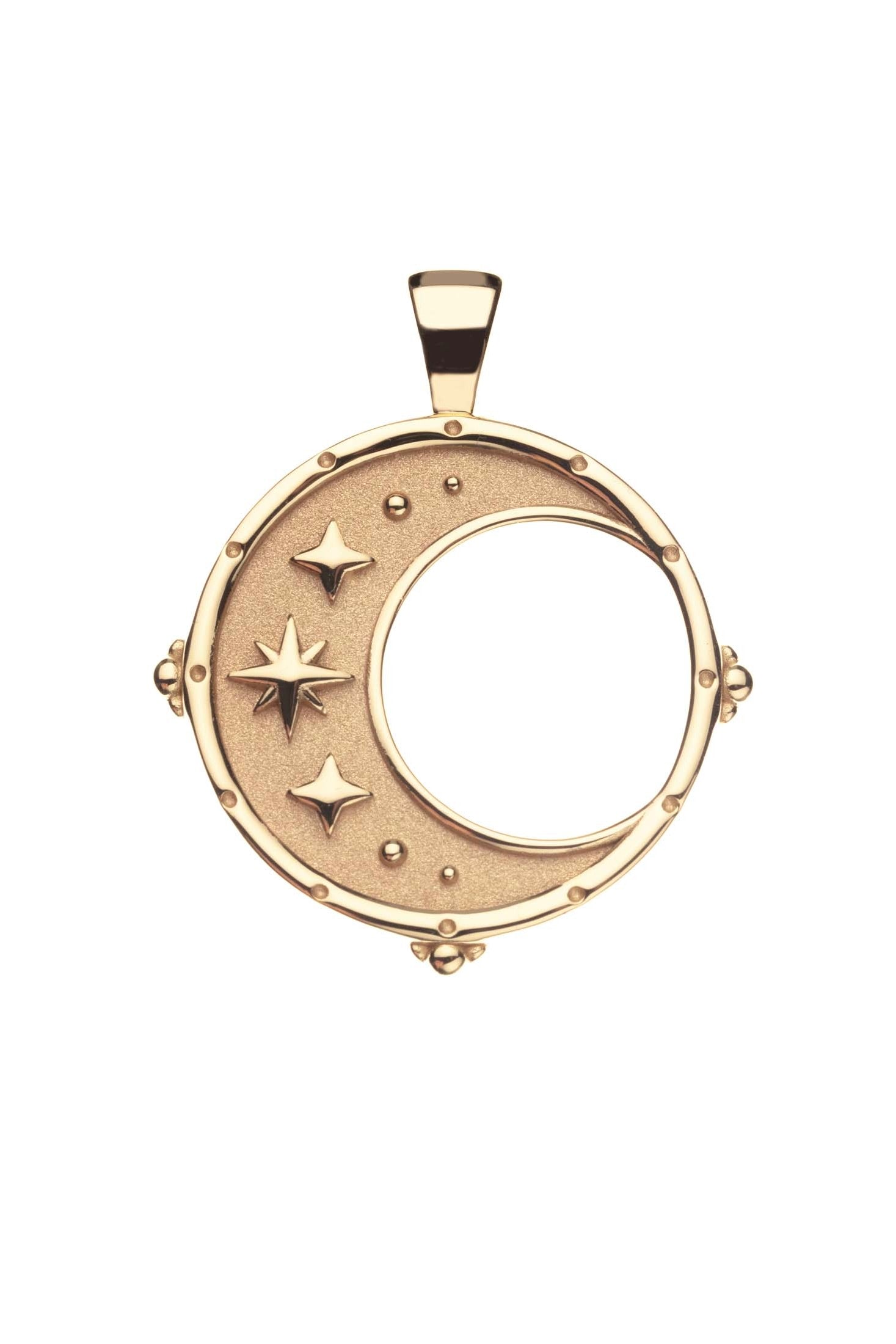 FOREVER MOON & BACK PENDANT- DRAWN LINK CHAIN
sassanova