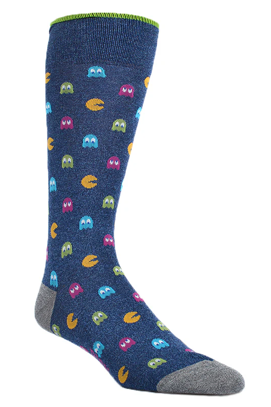 PACMAN VIDEO SOCKS DENIM - Socks - Novaman